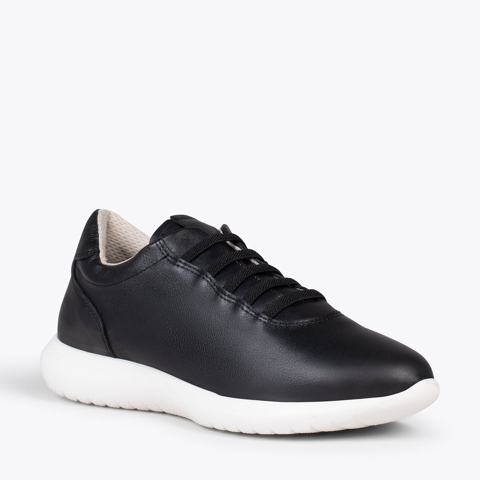 CHICAGO – Zapatillas elásticas sin cordones NEGRO BLANCO