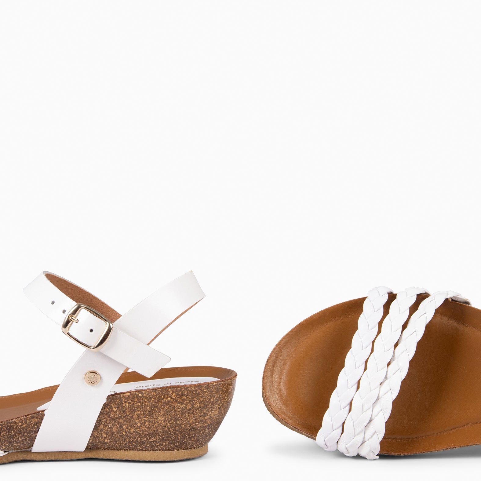 CORFU - SANDALIAS BIO BLANCO