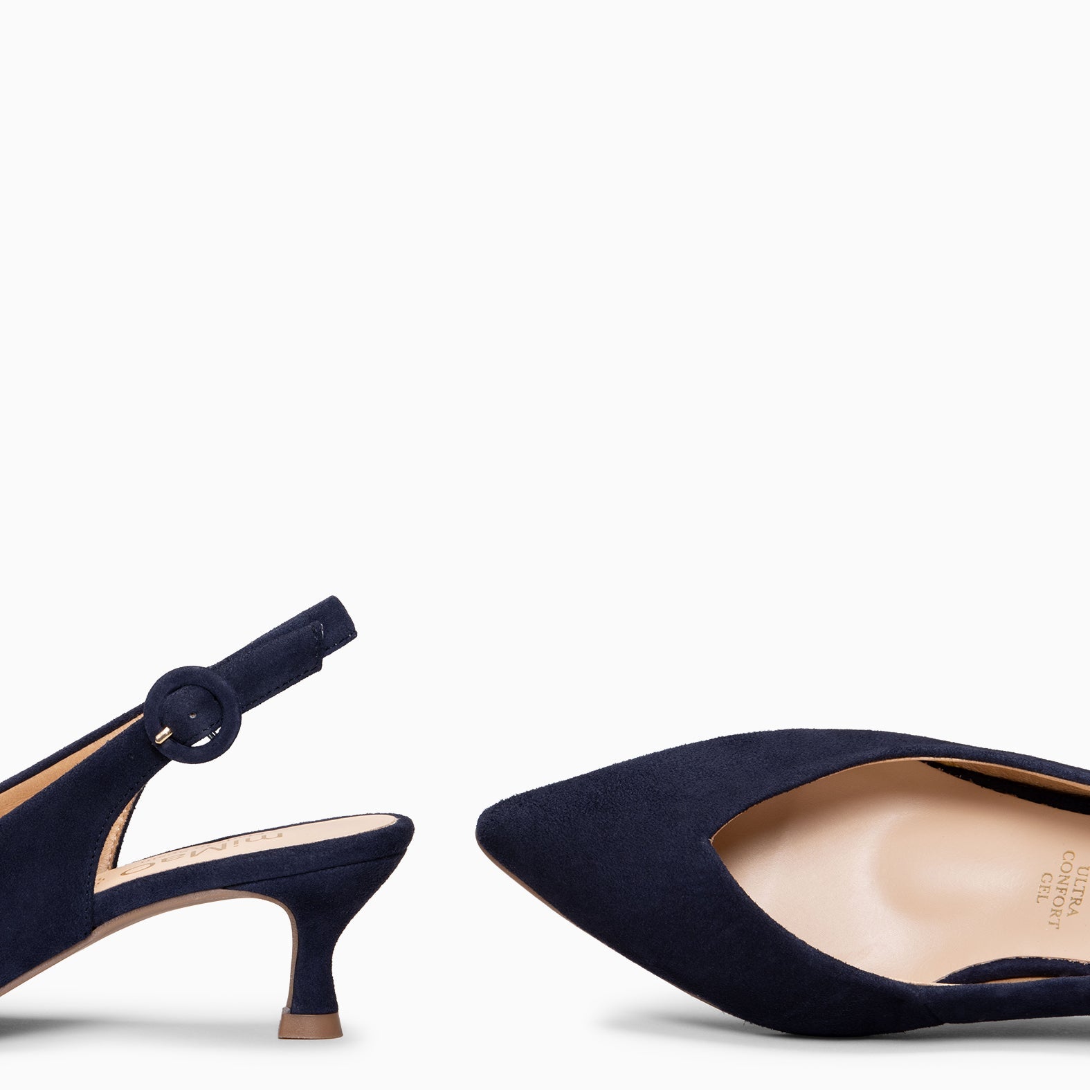 CARMEN – Zapatos de Tacón acampanado MARINO