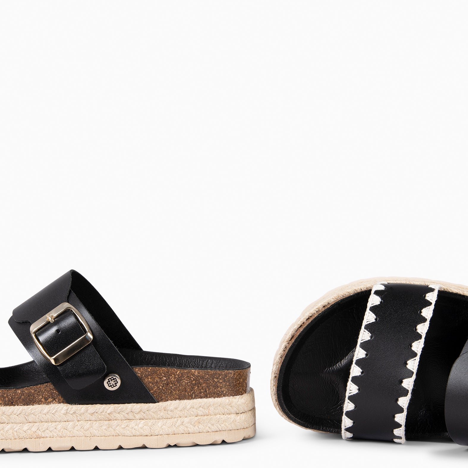 INCA - SANDALIAS BIO NEGRO
