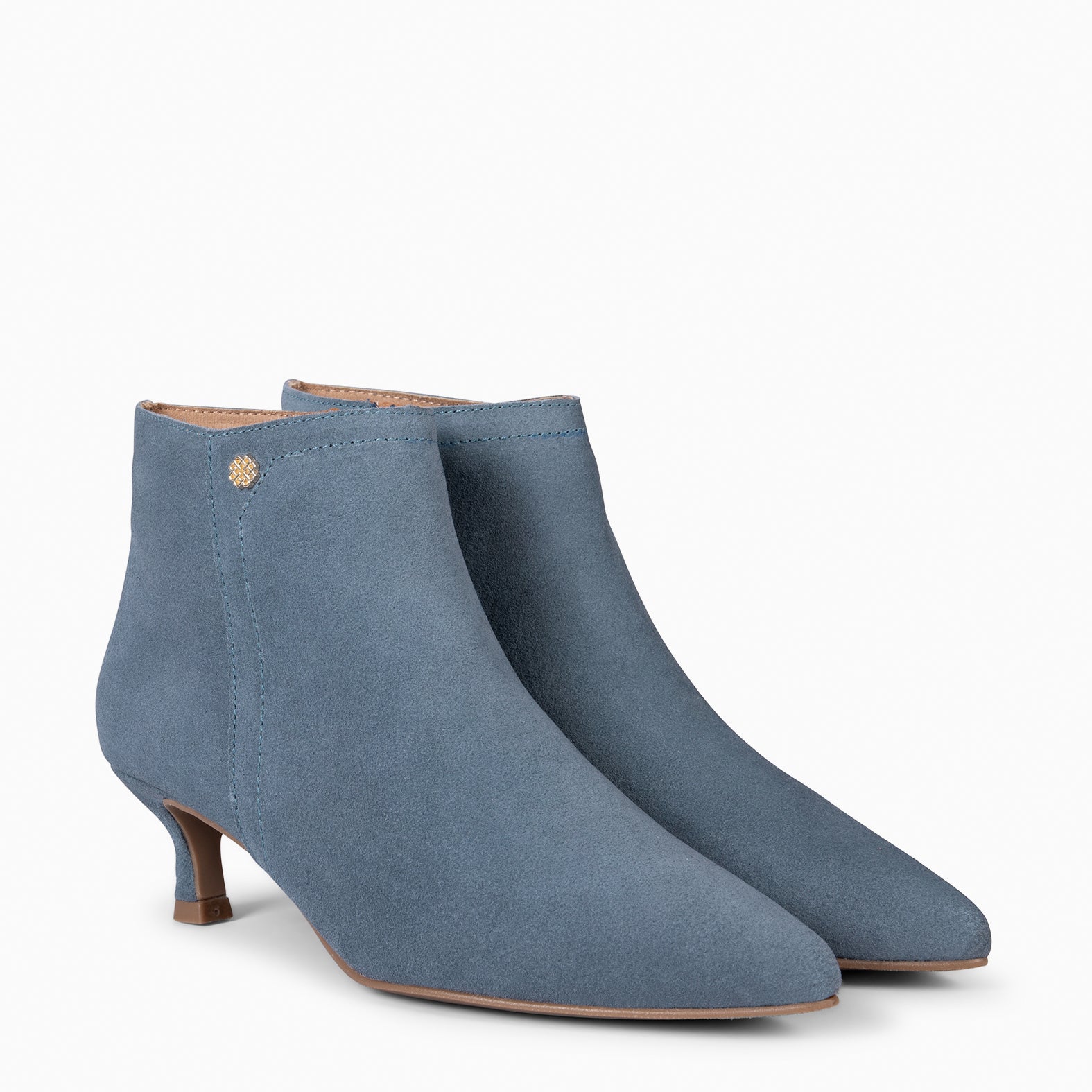 LORD – Botines tacón bajo AZUL