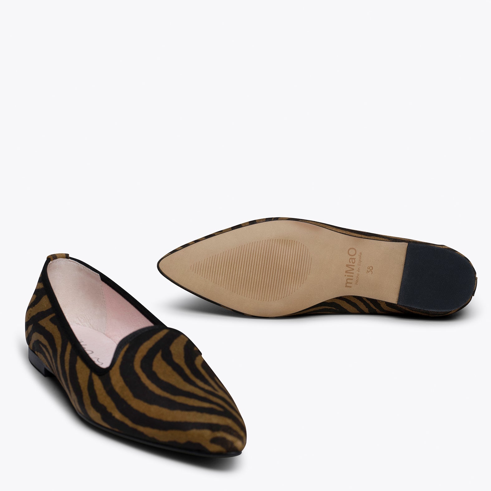 SLIPPER ZEBRA - Slipper Animal Print CUERO ZEBRA