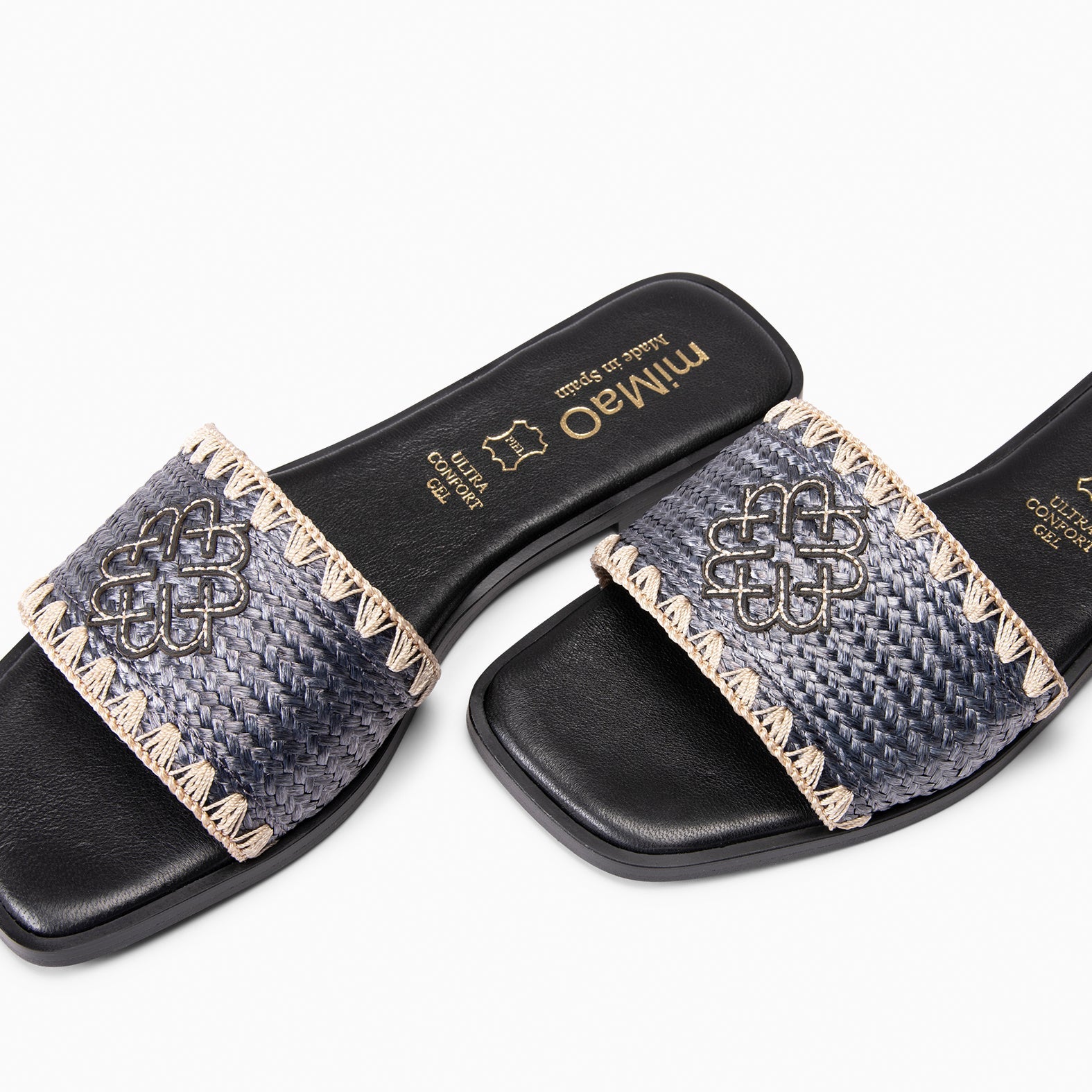 FILIPPA - SANDALIA PLANA TIPO CHANCLA GRIS