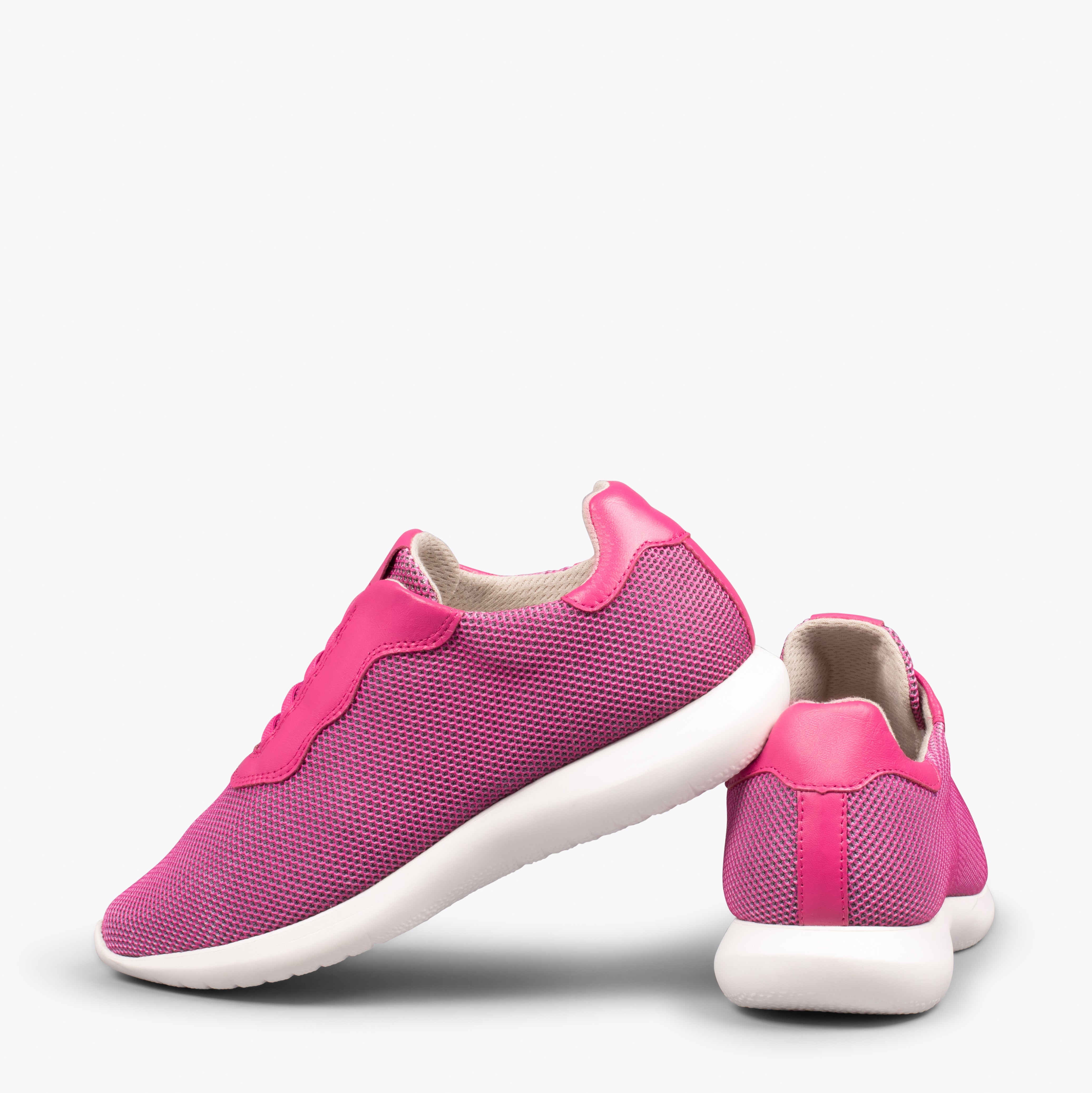 SPORT - Zapatillas de deporte cómodas FUCSIA