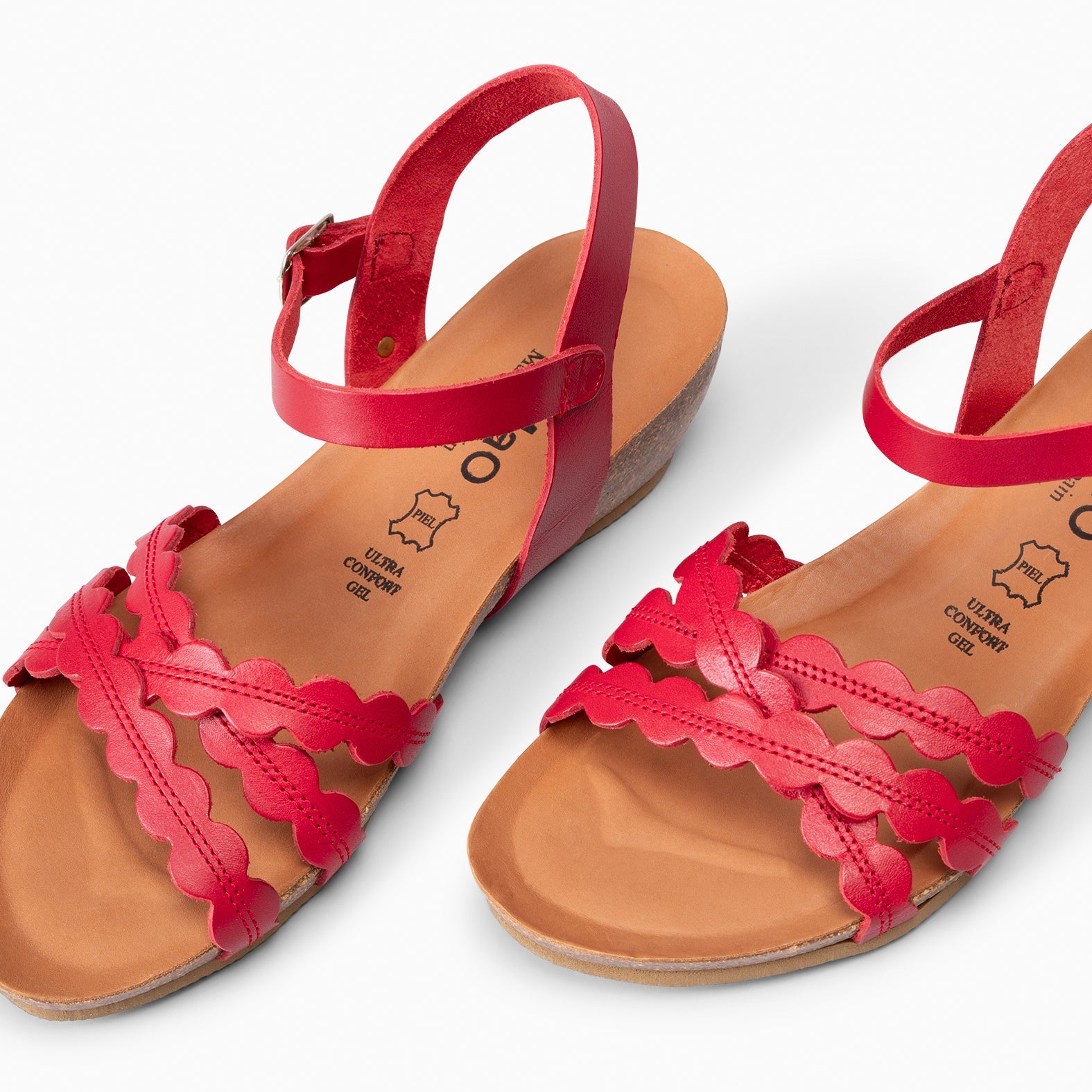 MALTA - SANDALIA BIO CON CUÑA ROUGE