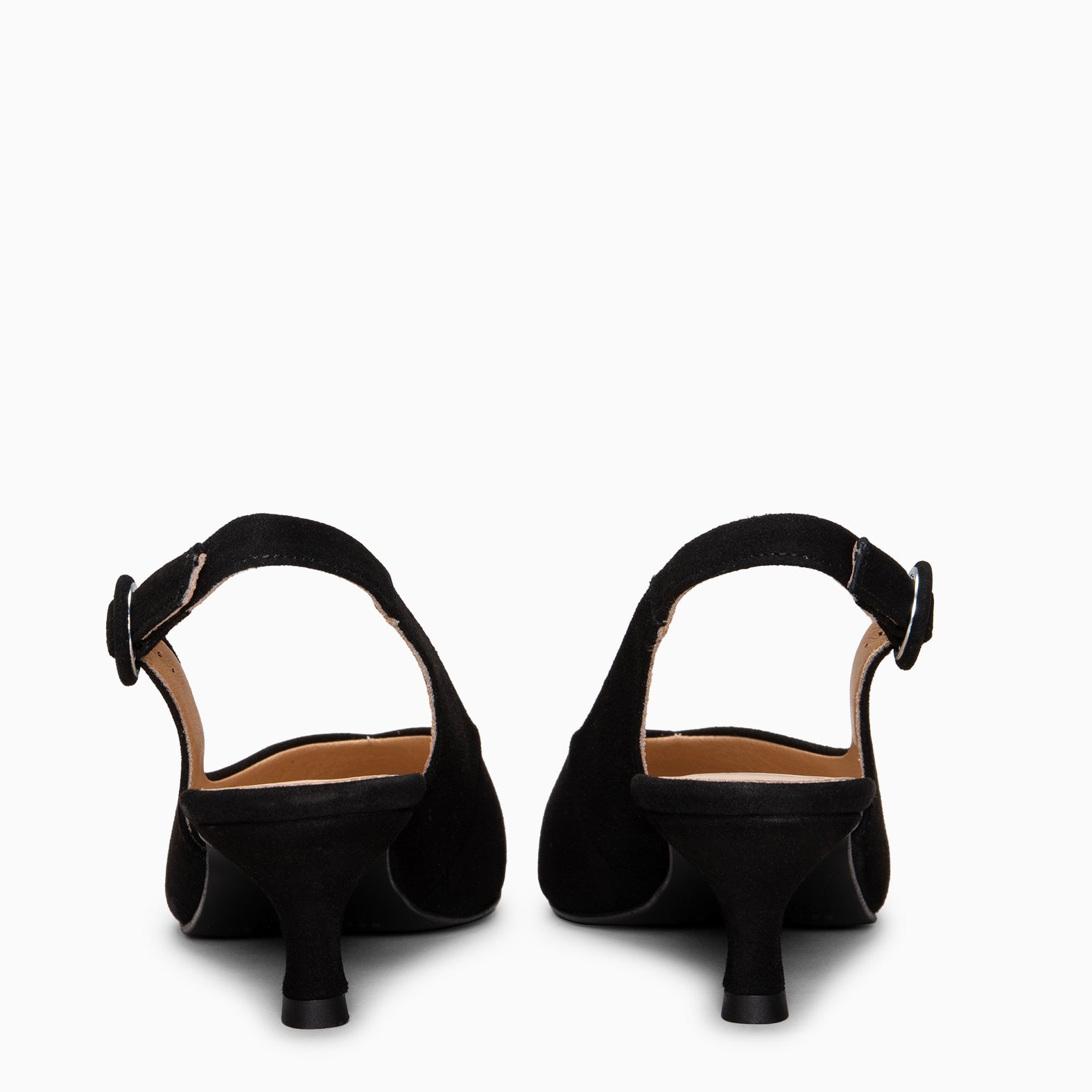 CARMEN – Zapatos de Tacón acampanado NEGRO
