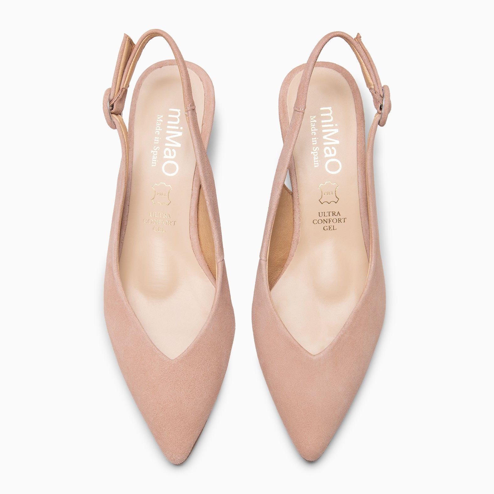 CARMEN – Zapatos de Tacón acampanado NUDE