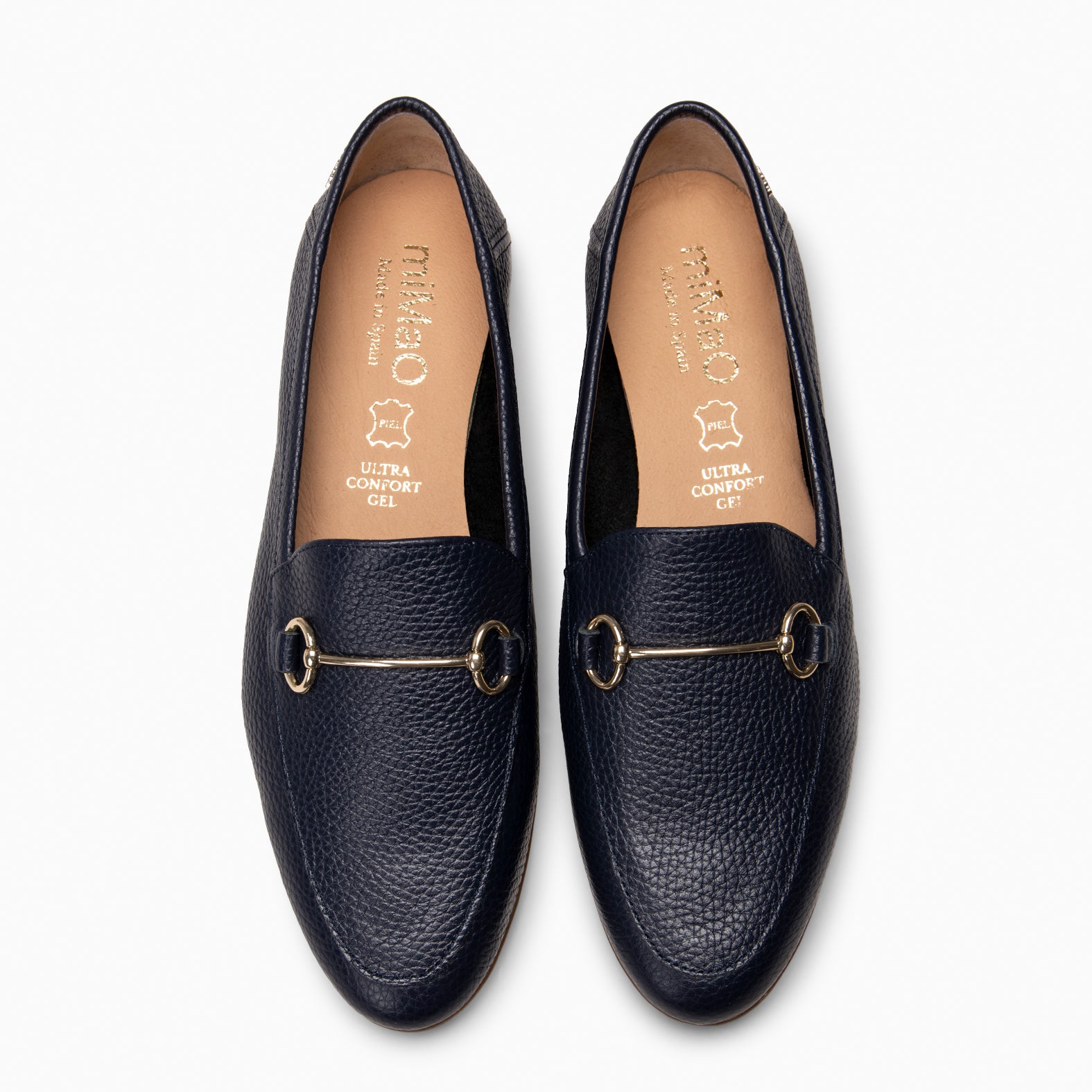STYLE – Mocasines planos con adorno metalizado MARINO