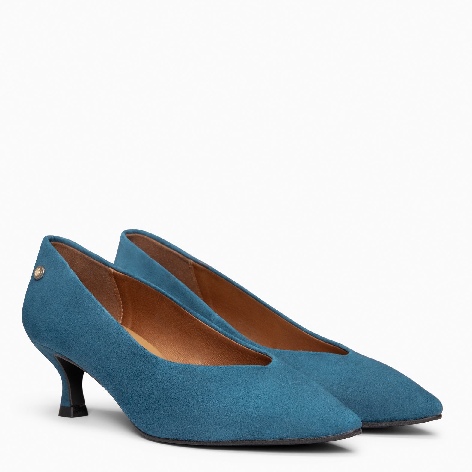 ESTHER - Tacón chupete de mujer AZUL