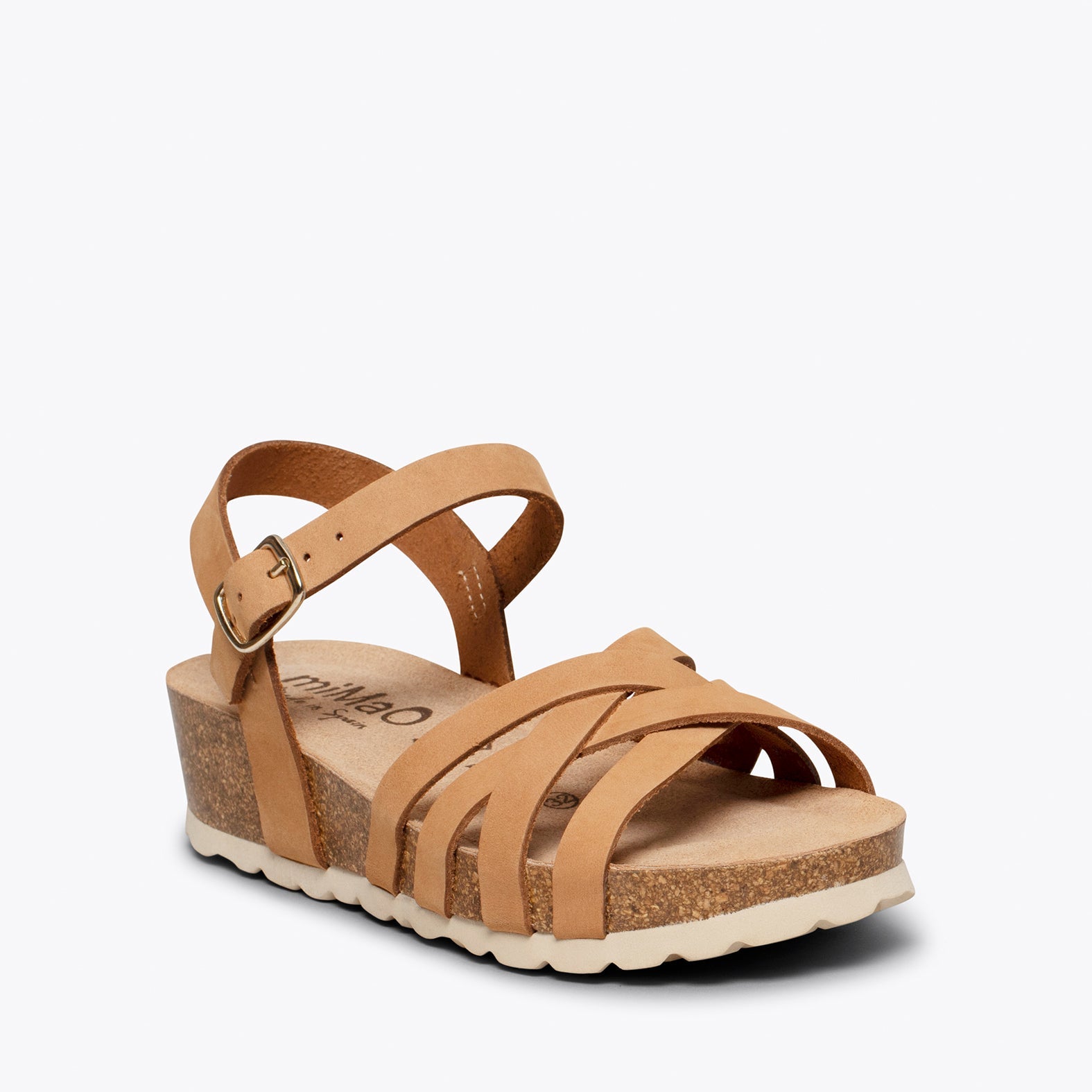 PRINCESA Sandalias para niñas con cuña CAMEL Bio