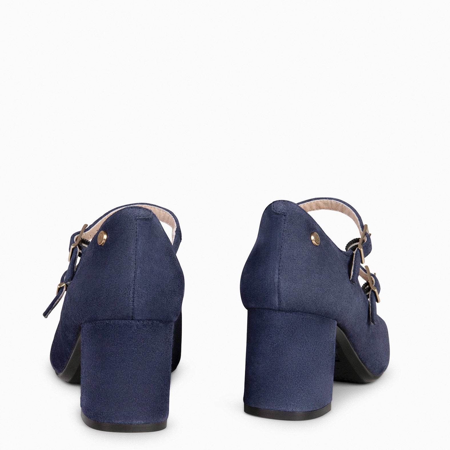 FEBRIS - Zapatos de serraje con pulsera MARINO