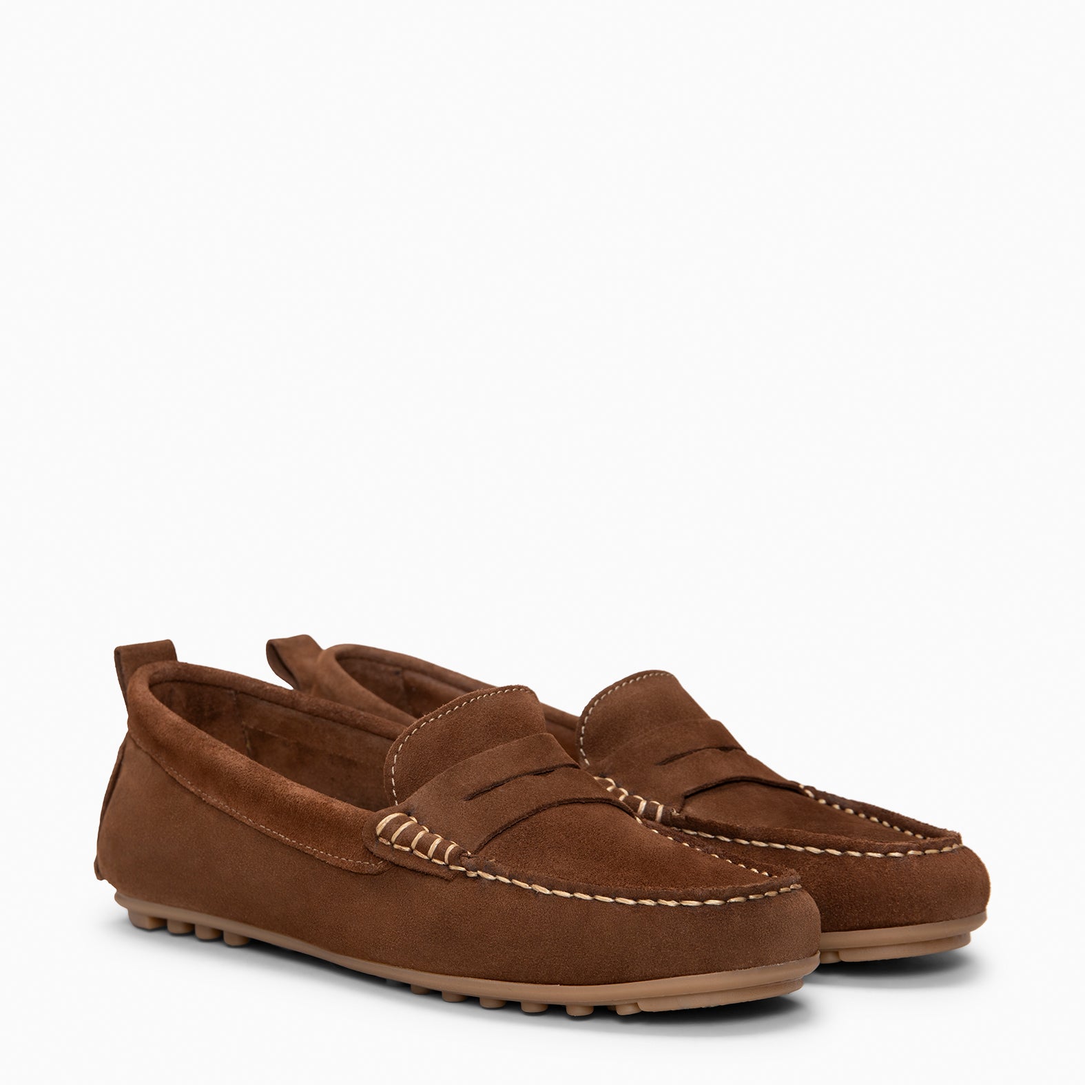 MONTEZ – Mocasín plano MARRON