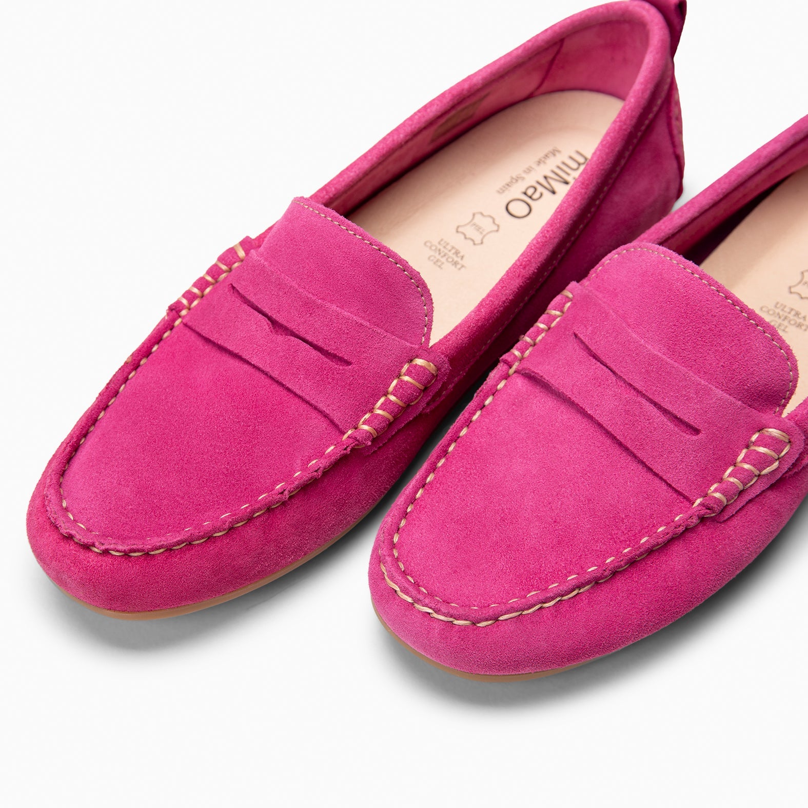 MONTEZ – Mocasín plano FUCSIA