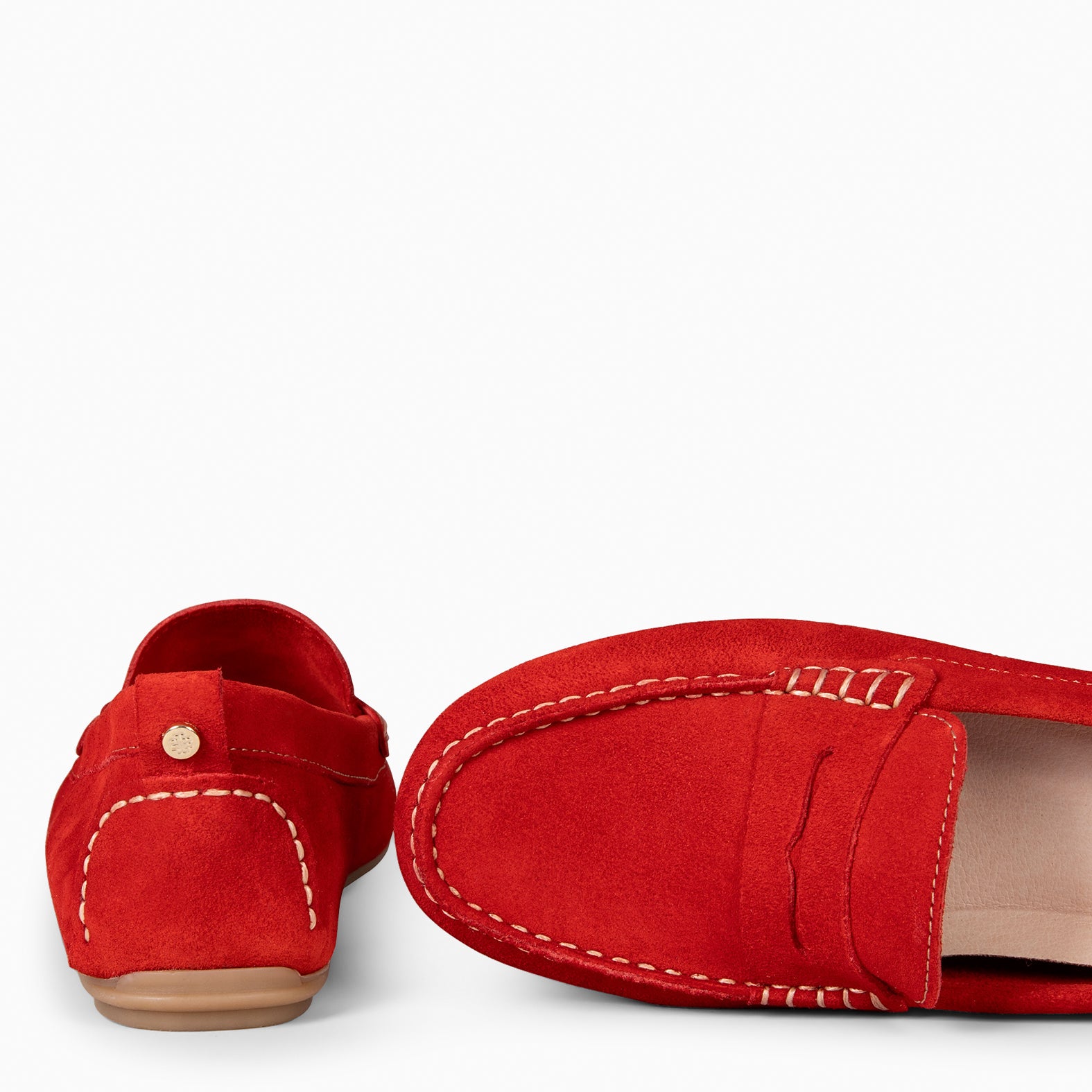 MONTEZ – Mocasín plano ROJO