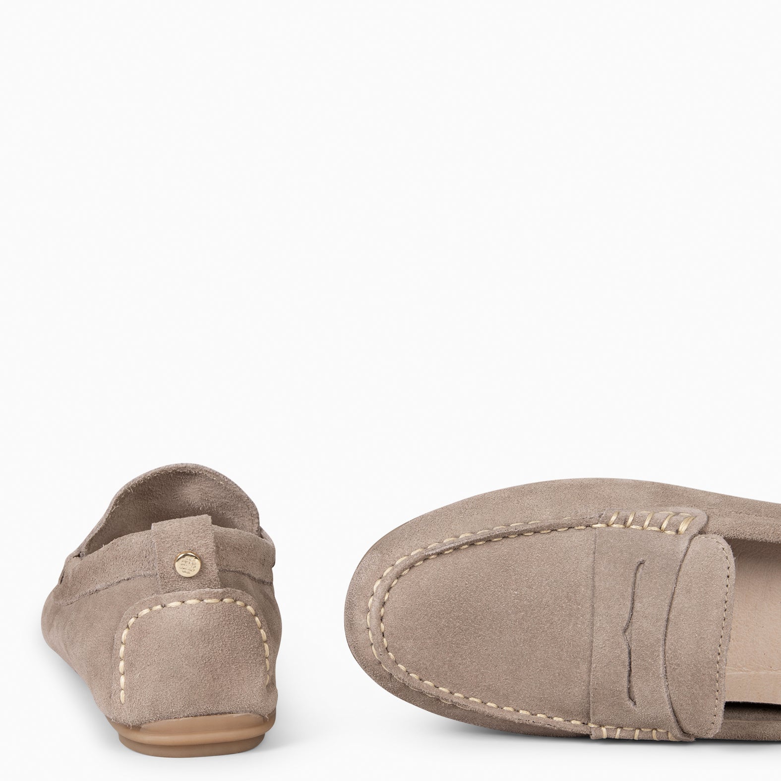 MONTEZ – Mocasín plano GRIS