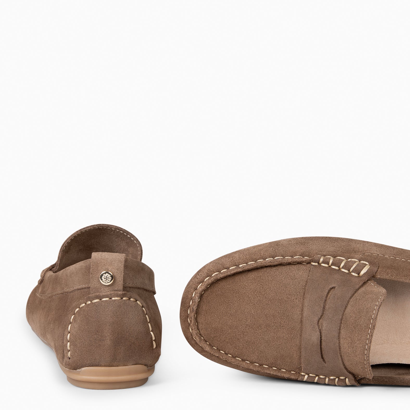 MONTEZ – Mocasín plano TAUPE