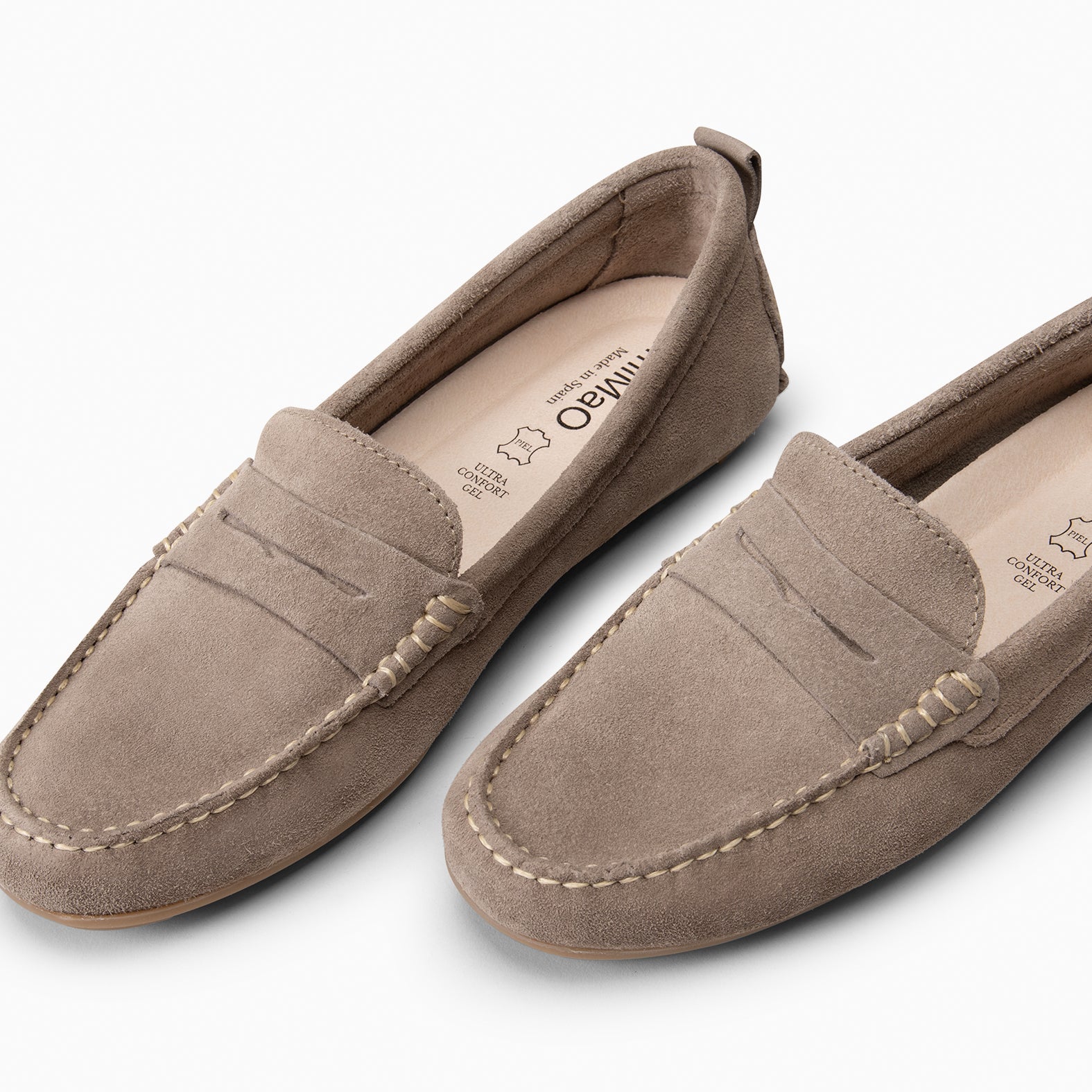 MONTEZ – Mocasín plano GRIS