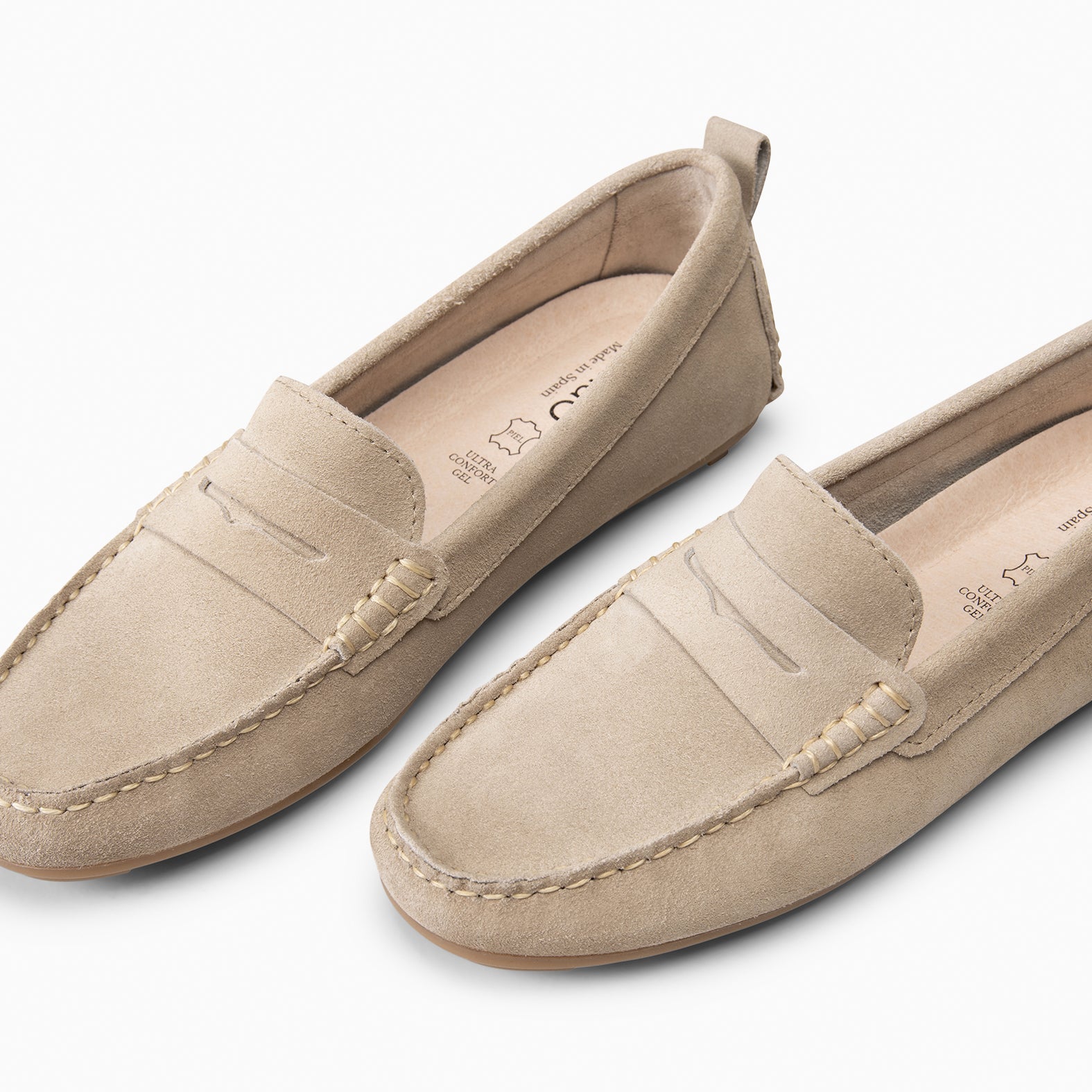 MONTEZ – Mocasín plano BEIGE