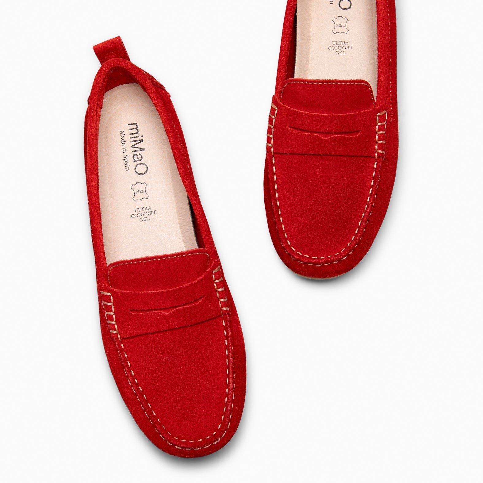 MONTEZ – Mocasín plano ROJO