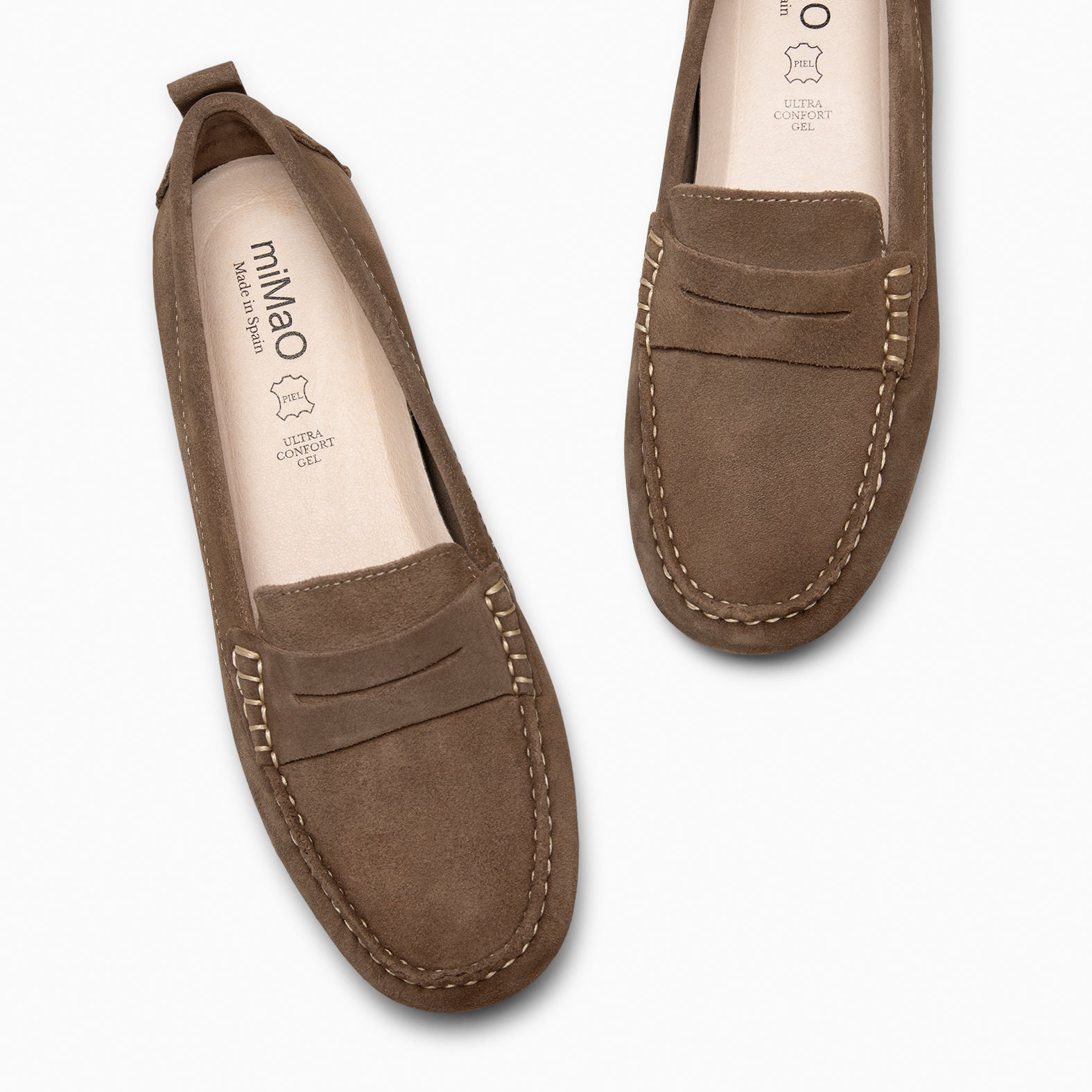 MONTEZ – Mocasín plano TAUPE