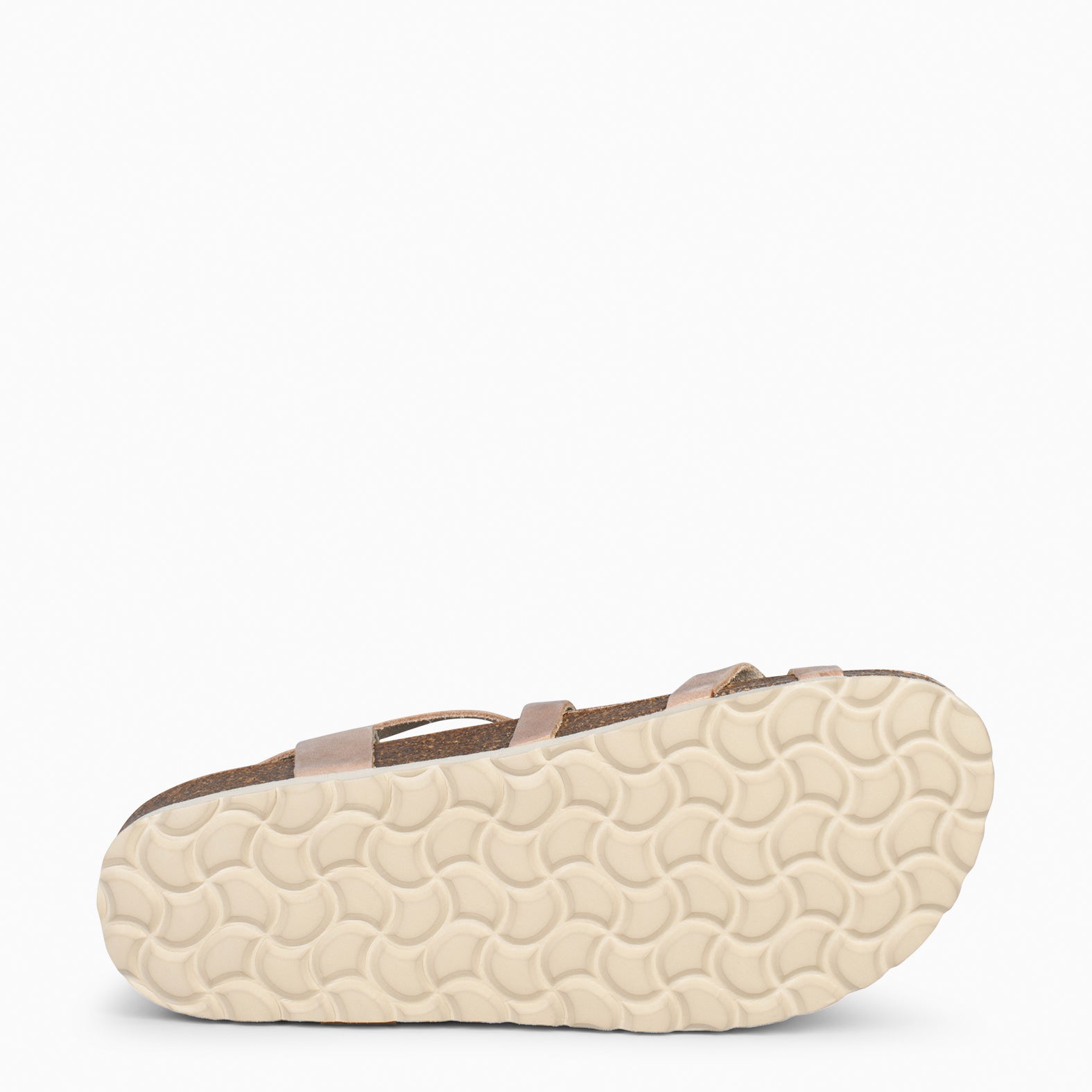 BOHEMIAN – Sandalias BIO con pulsera de dedo TAUPE