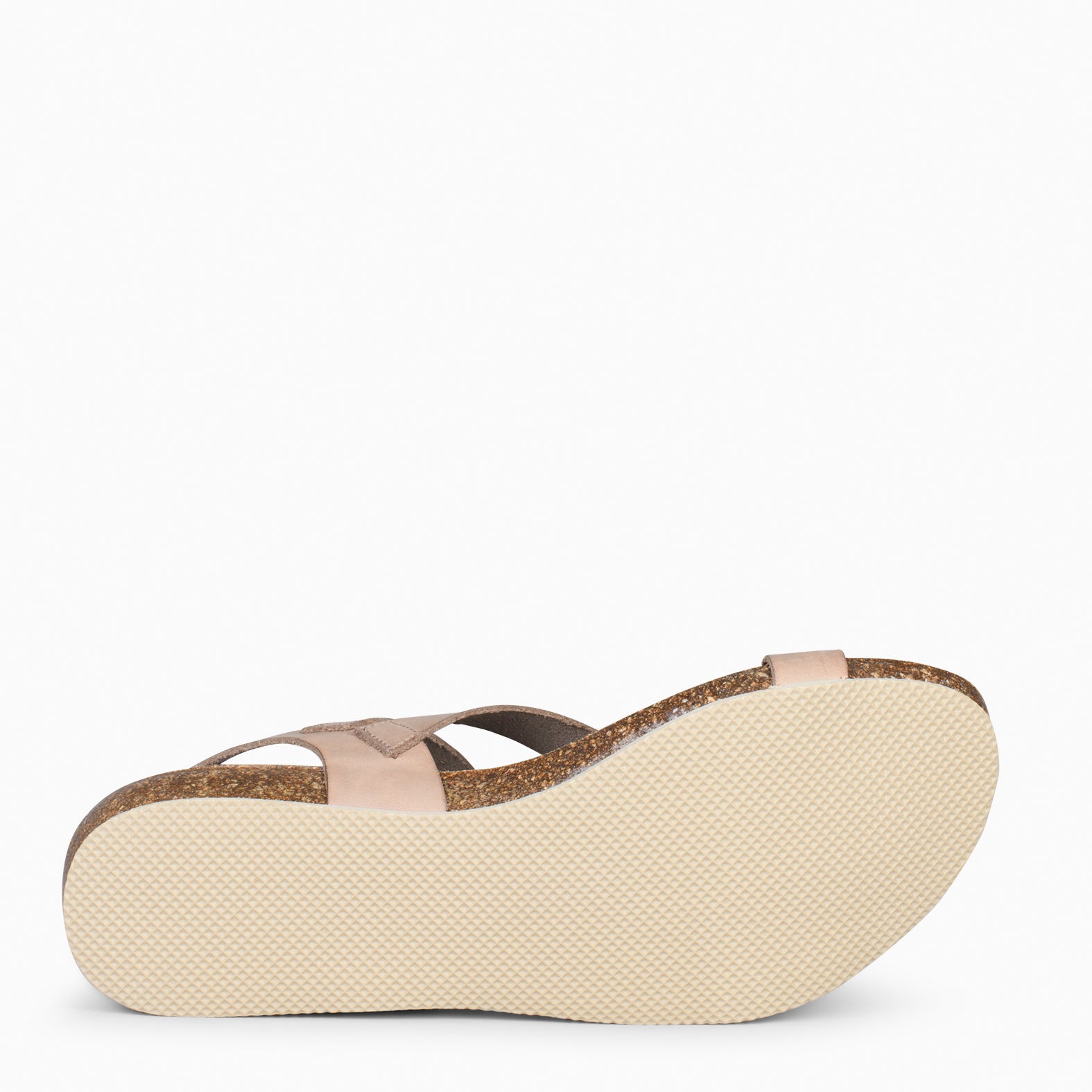 LIS – Sandalias BIO de piel de Vaquetilla TIERRA