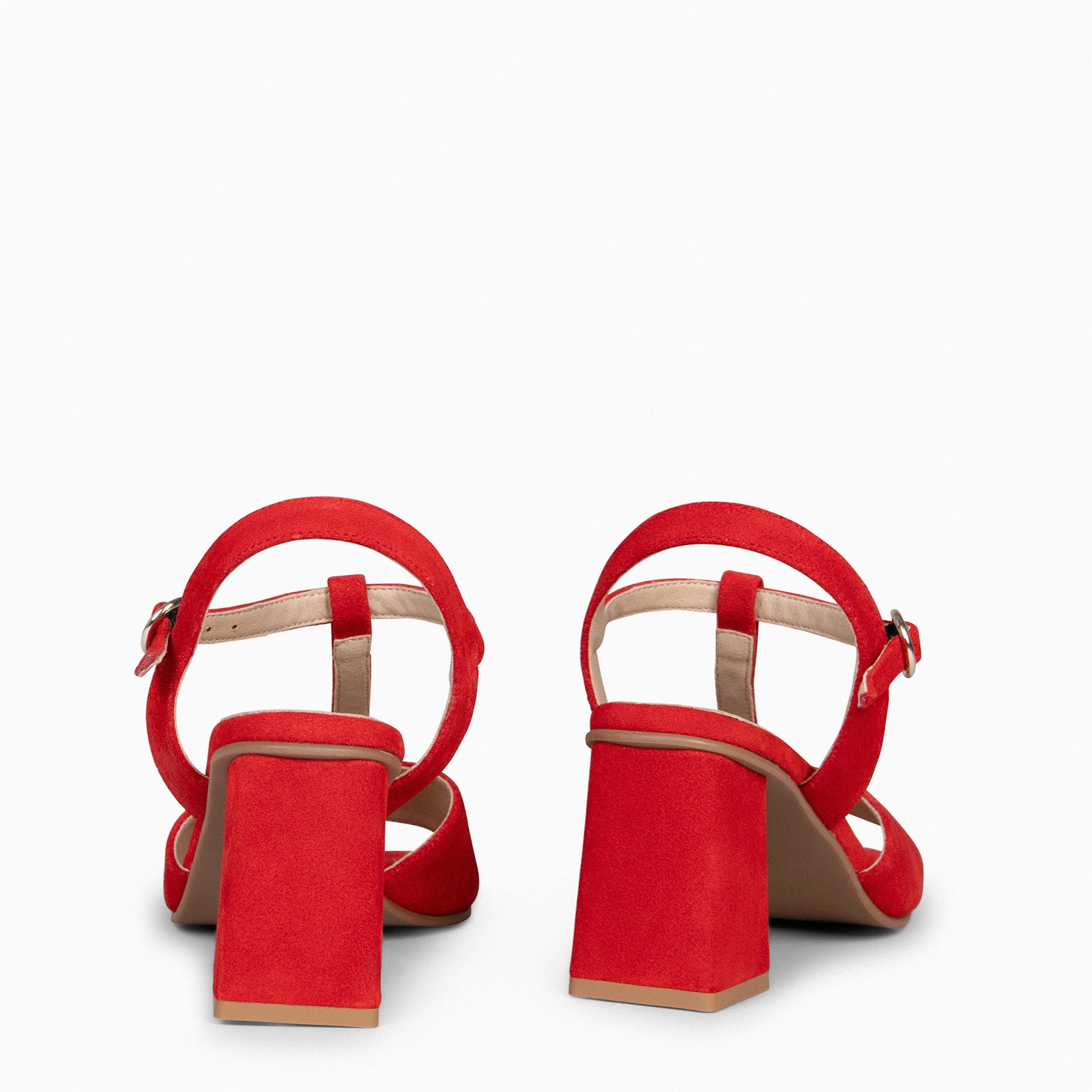 ITAKA - Sandalias de tacón alto ROJO