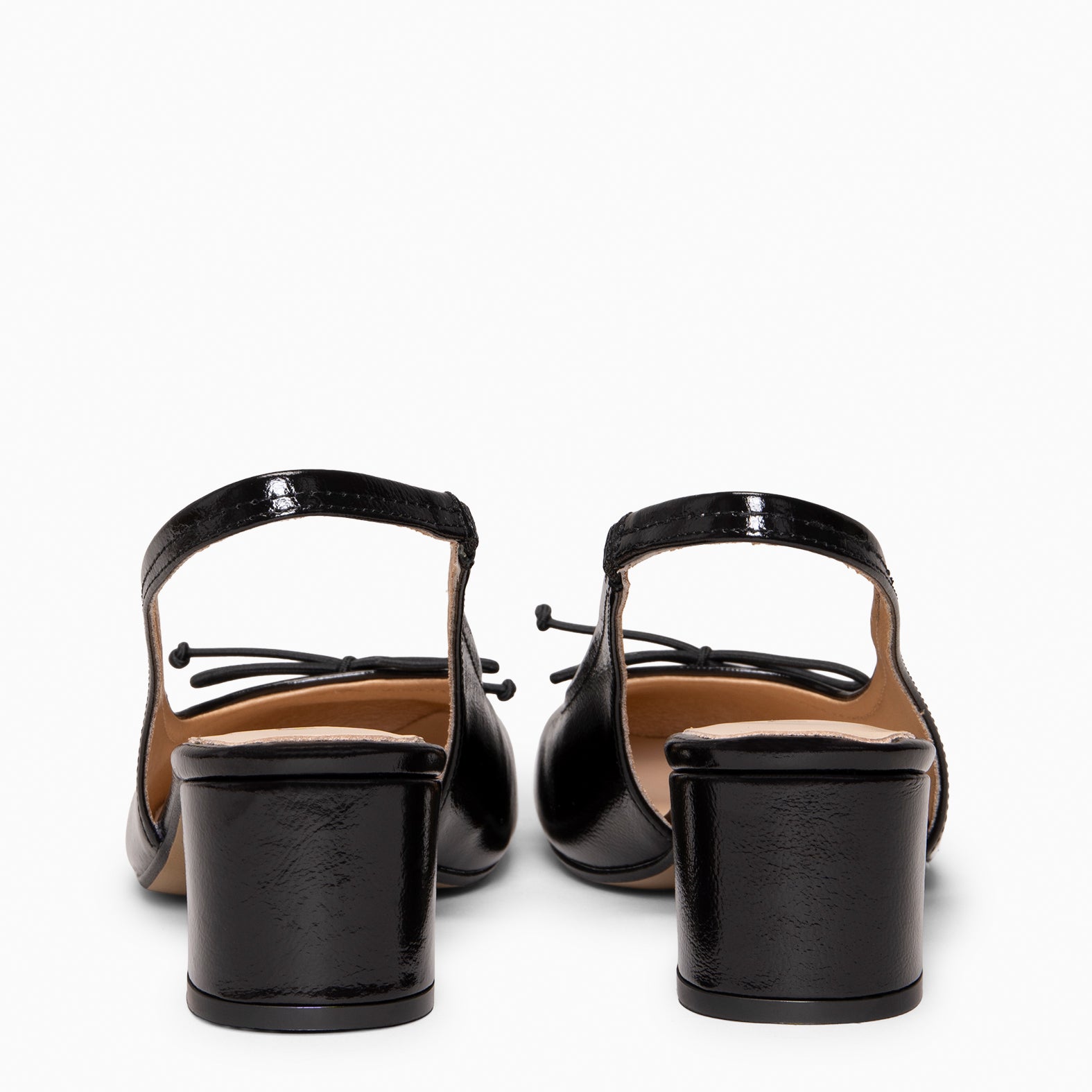 DOROTHY - Zapatos de tacón destalonado Baresoft NEGRO