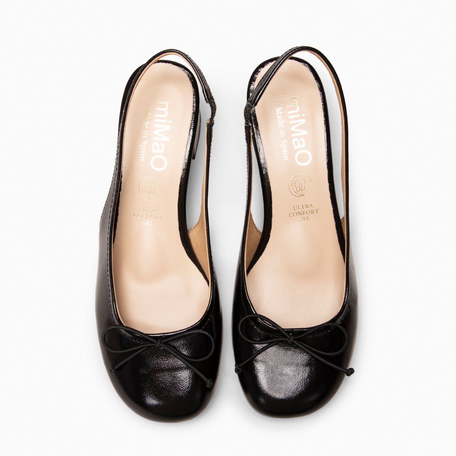 DOROTHY - Zapatos de tacón destalonado Baresoft NEGRO