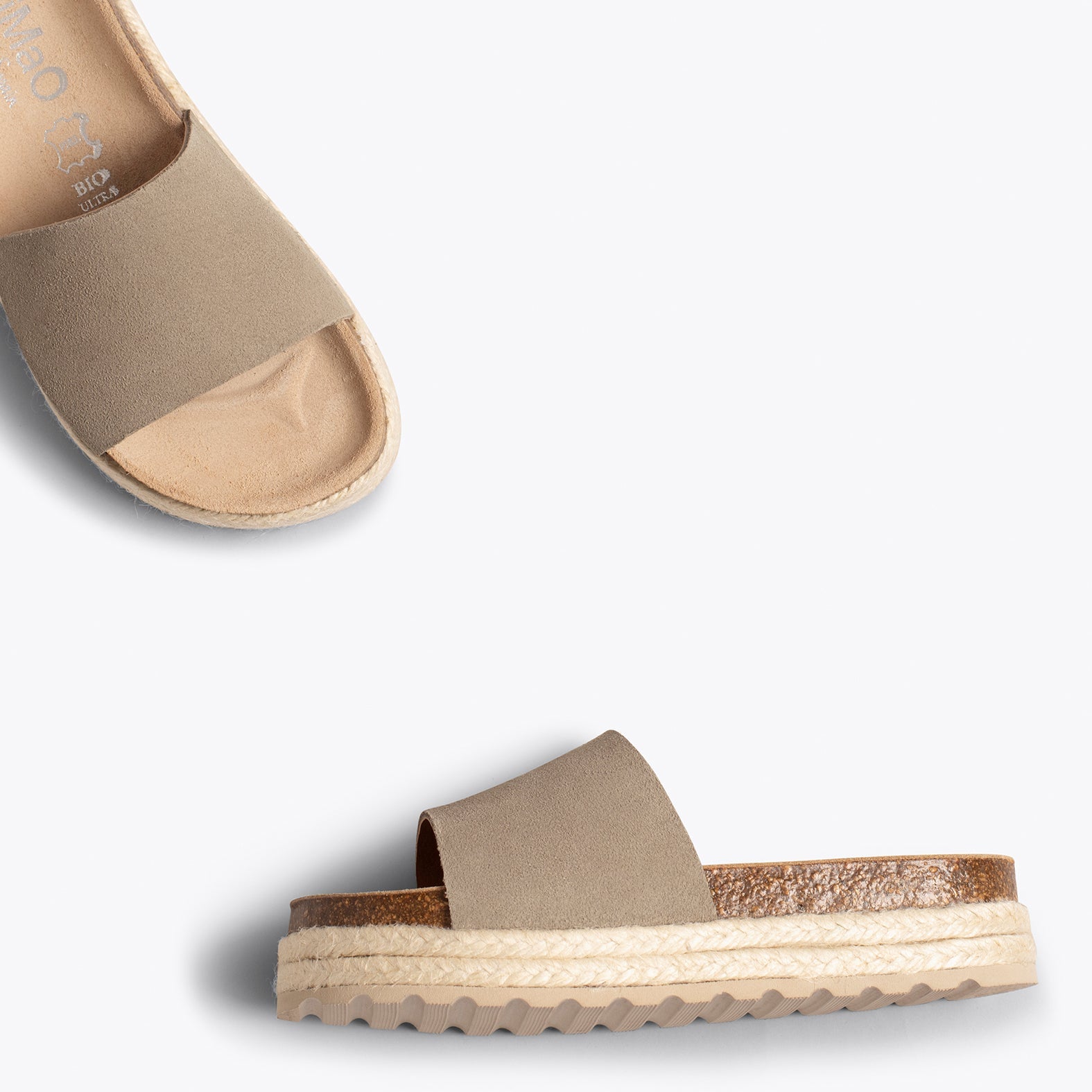 FRESA Sandalias planas de niña TAUPE