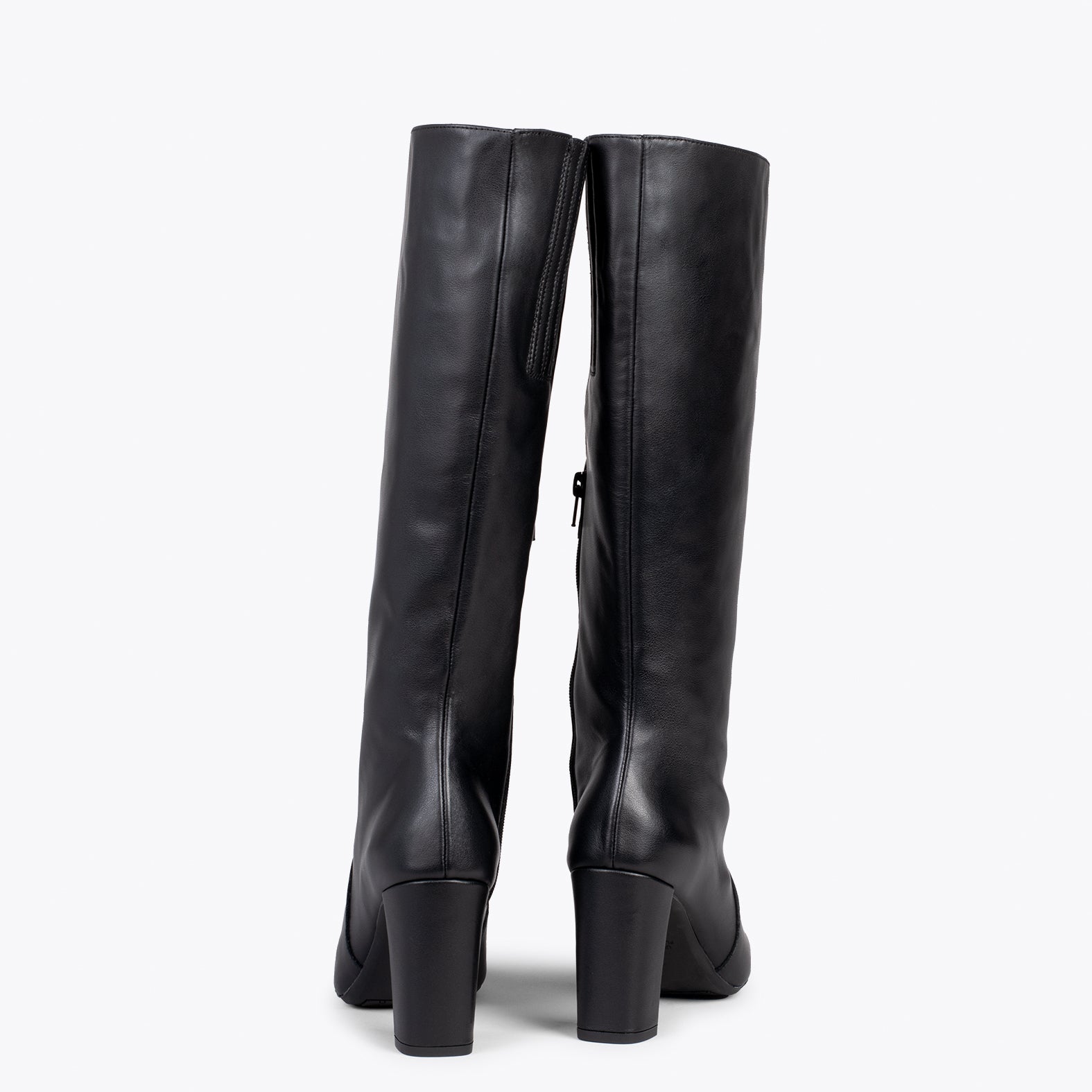 URBAN - Botas Altas de napa con cremallera NEGRO