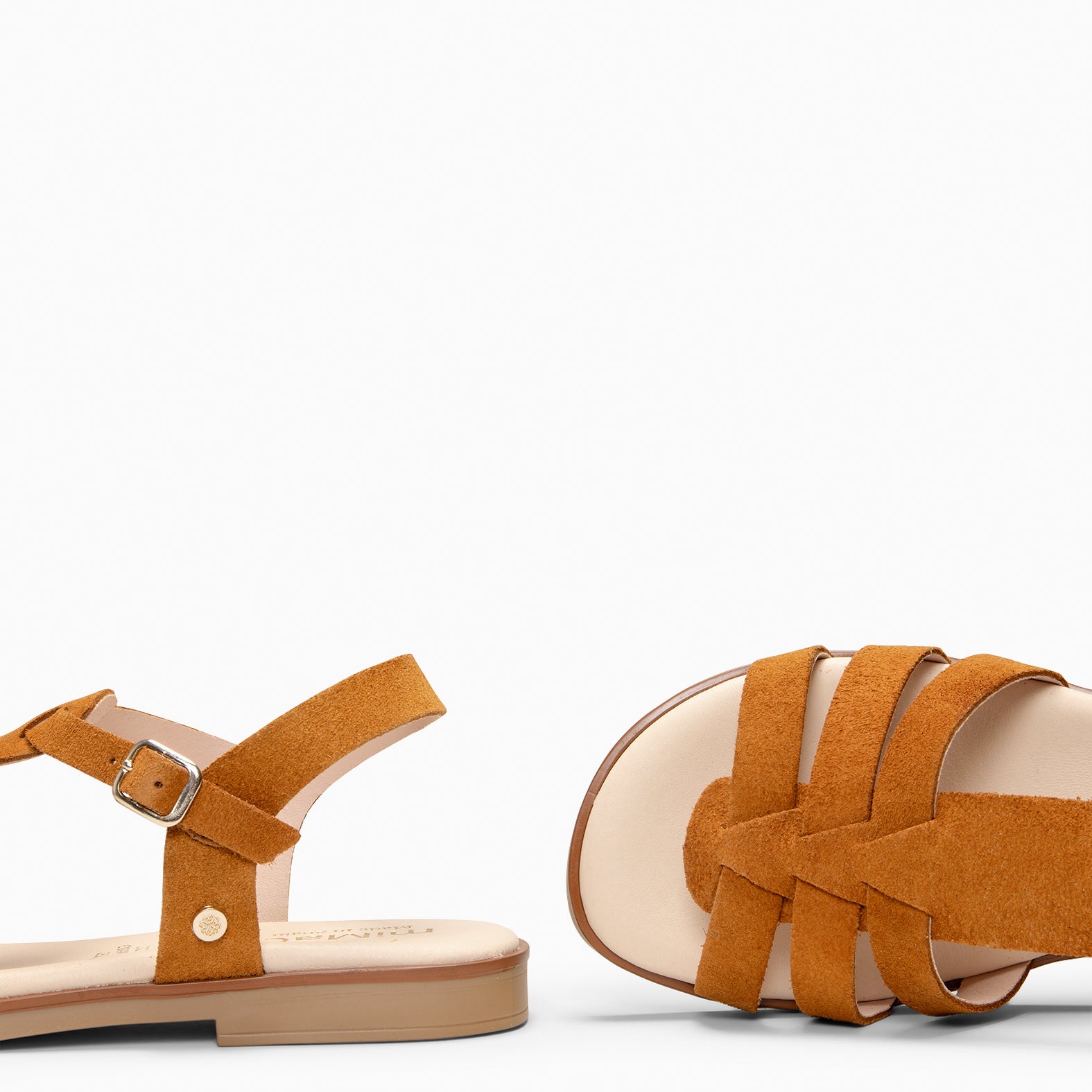 NAIRA - sandalia tipo pala en CAMEL