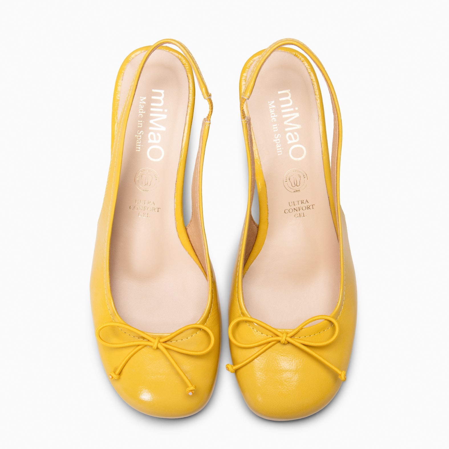 DOROTHY - Zapatos de tacón destalonado Baresoft AMARILLO
