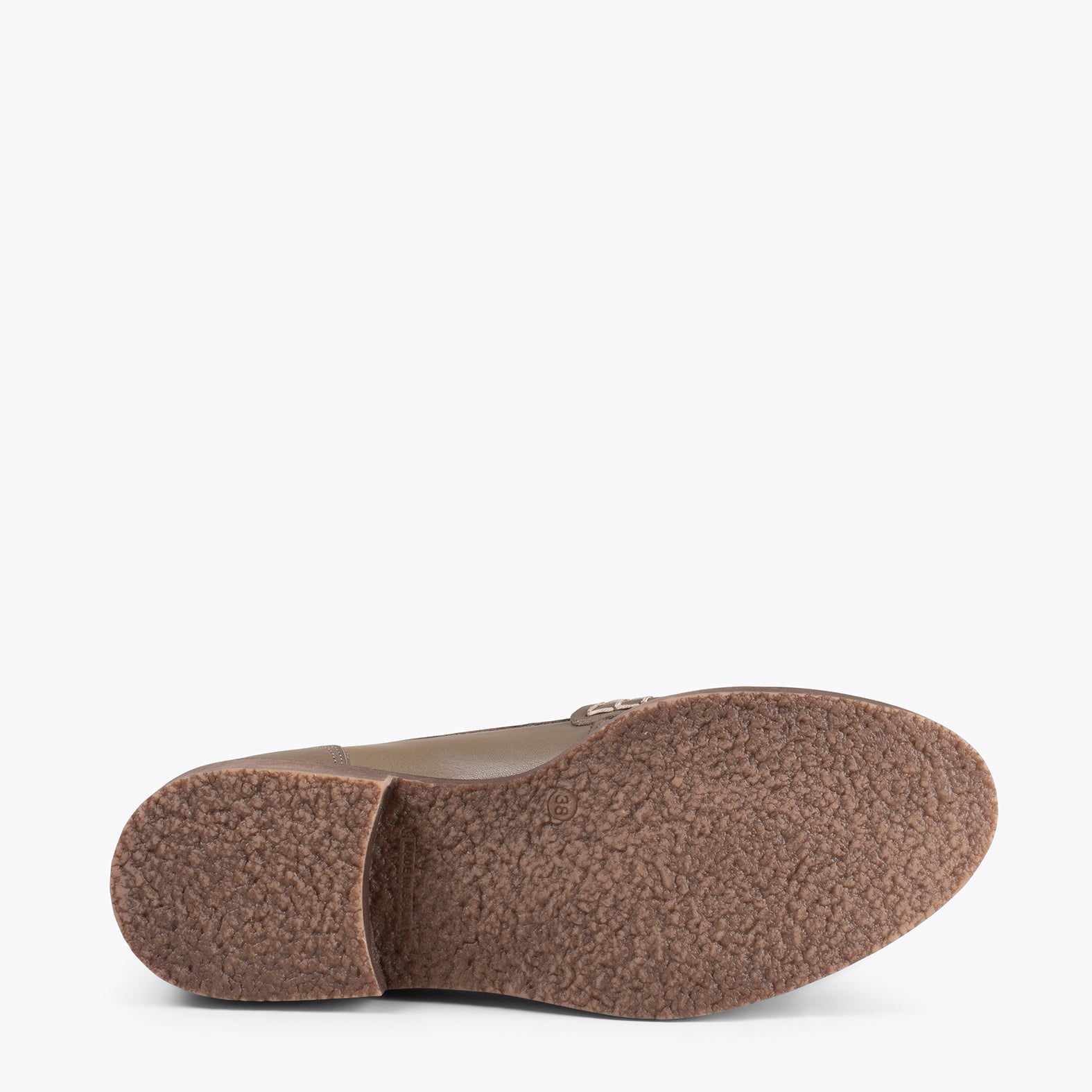 CASTELLANO CASUAL – Mocasín de napa con borla TAUPE