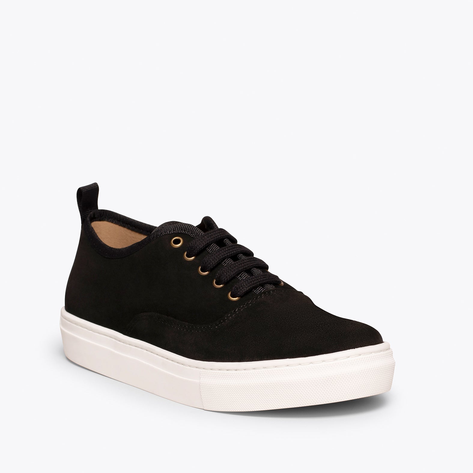 WANDER Zapatillas con plataforma de mujer NEGRA
