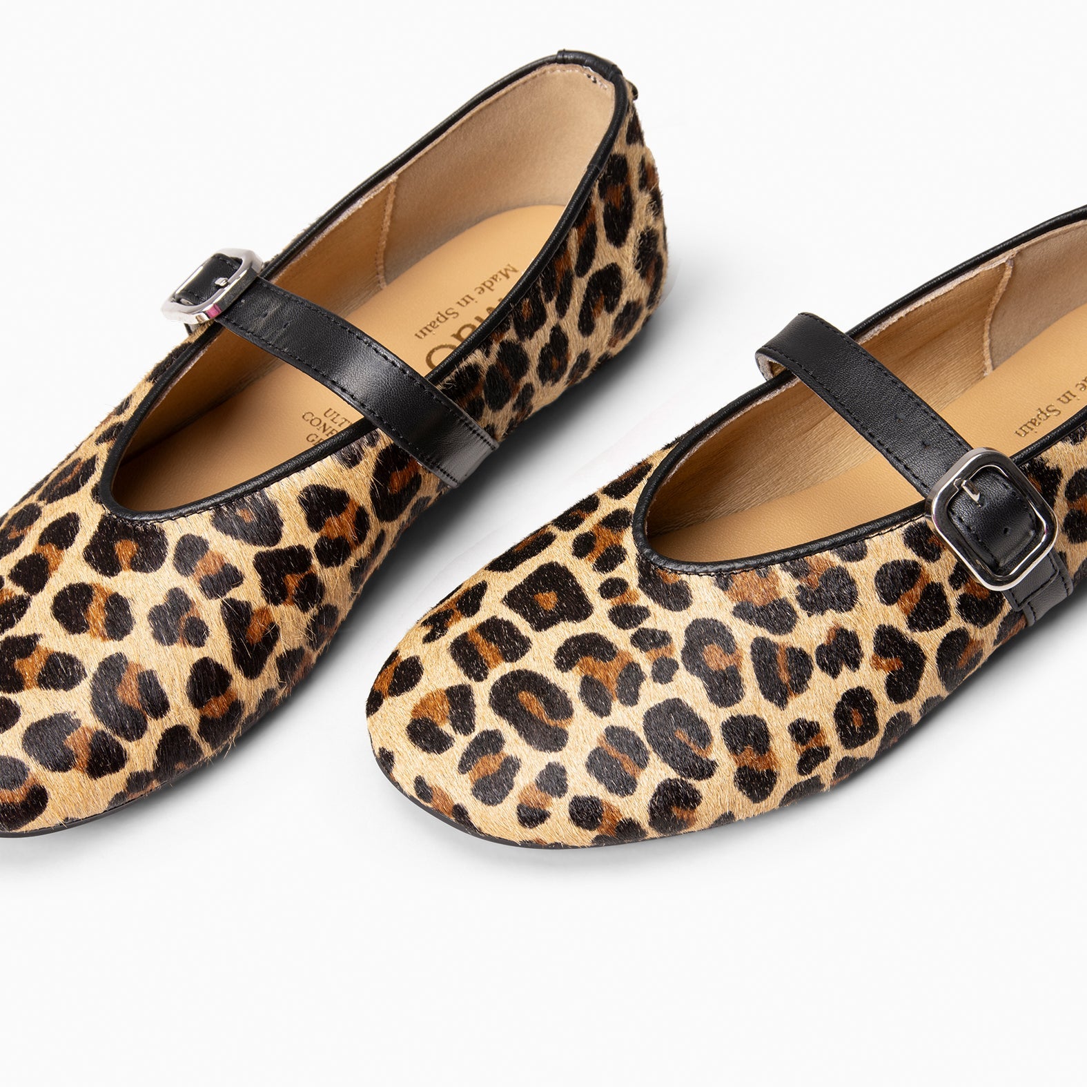 ALHELI - Merceditas con tira ajustable LEOPARDO