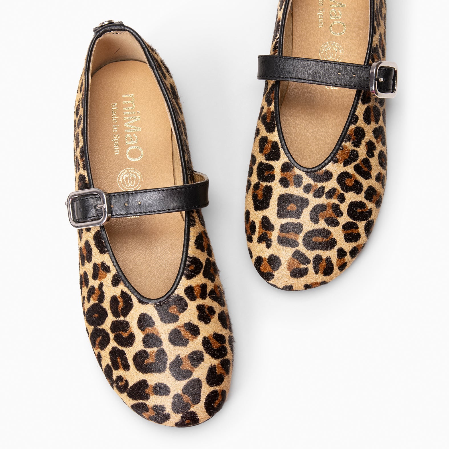 ALHELI - Merceditas con tira ajustable LEOPARDO