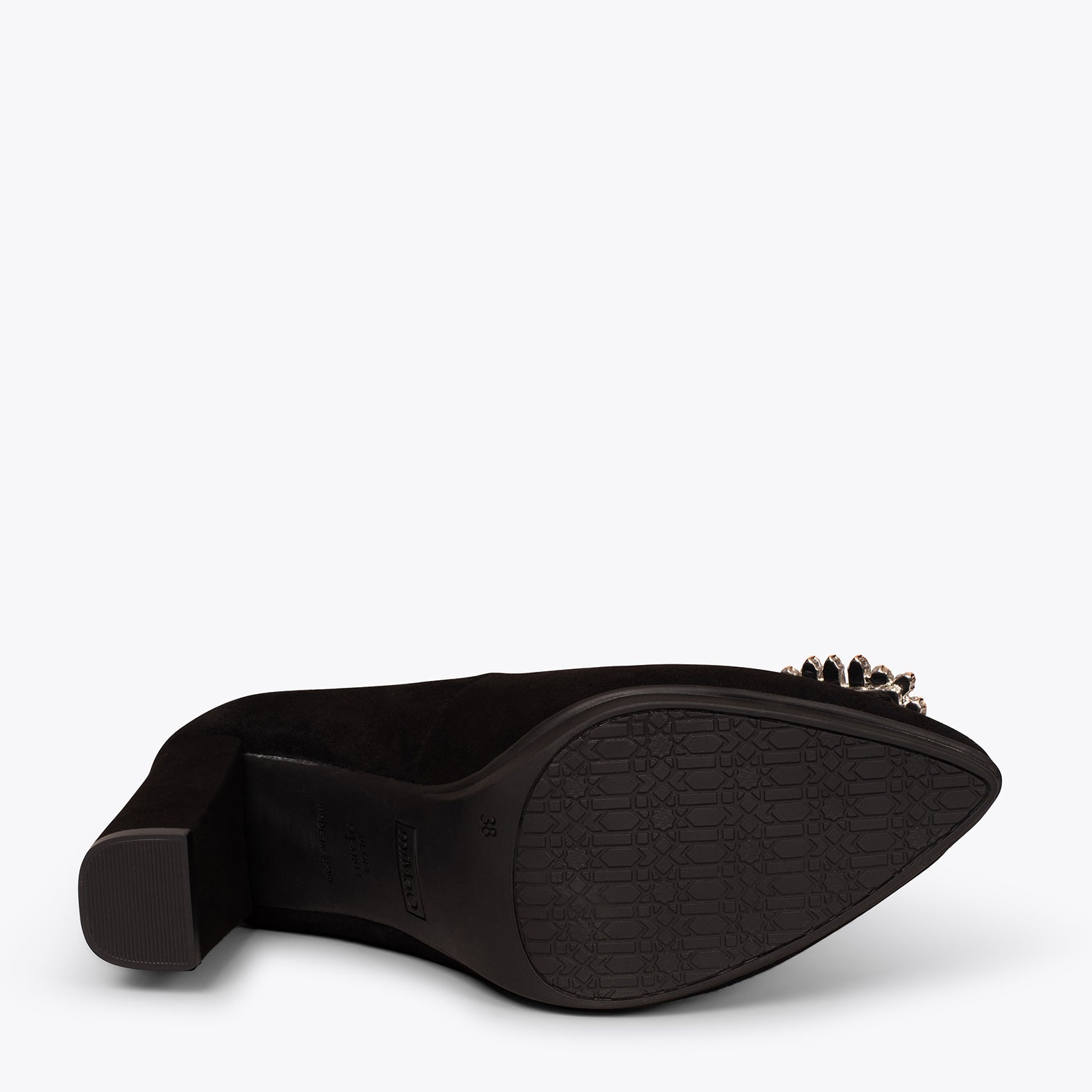 URBAN CRISTAL - Zapatos de tacón con pedrería NEGRO