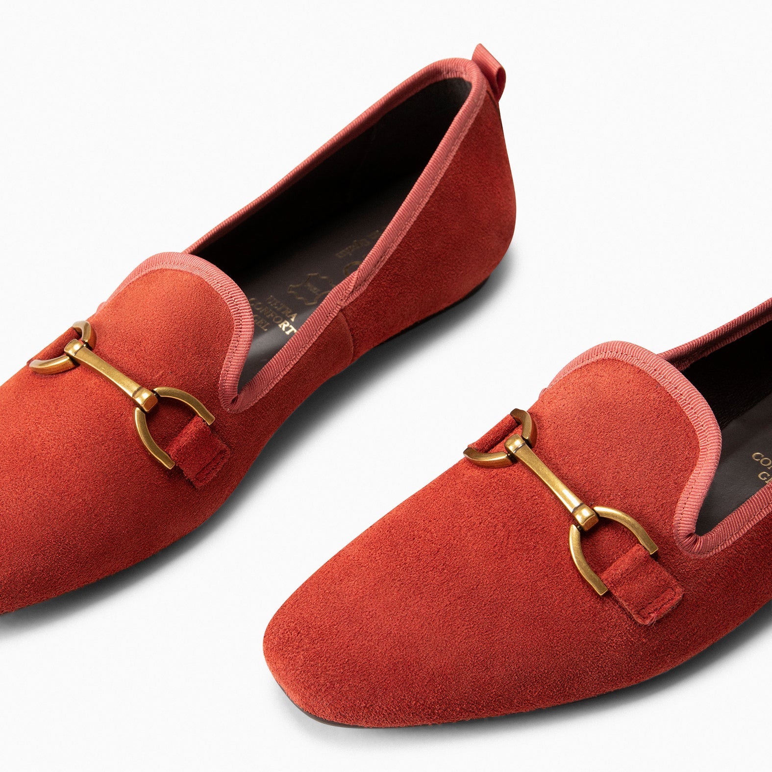 SLIPPER – Mocasines tacón bajo TEJA