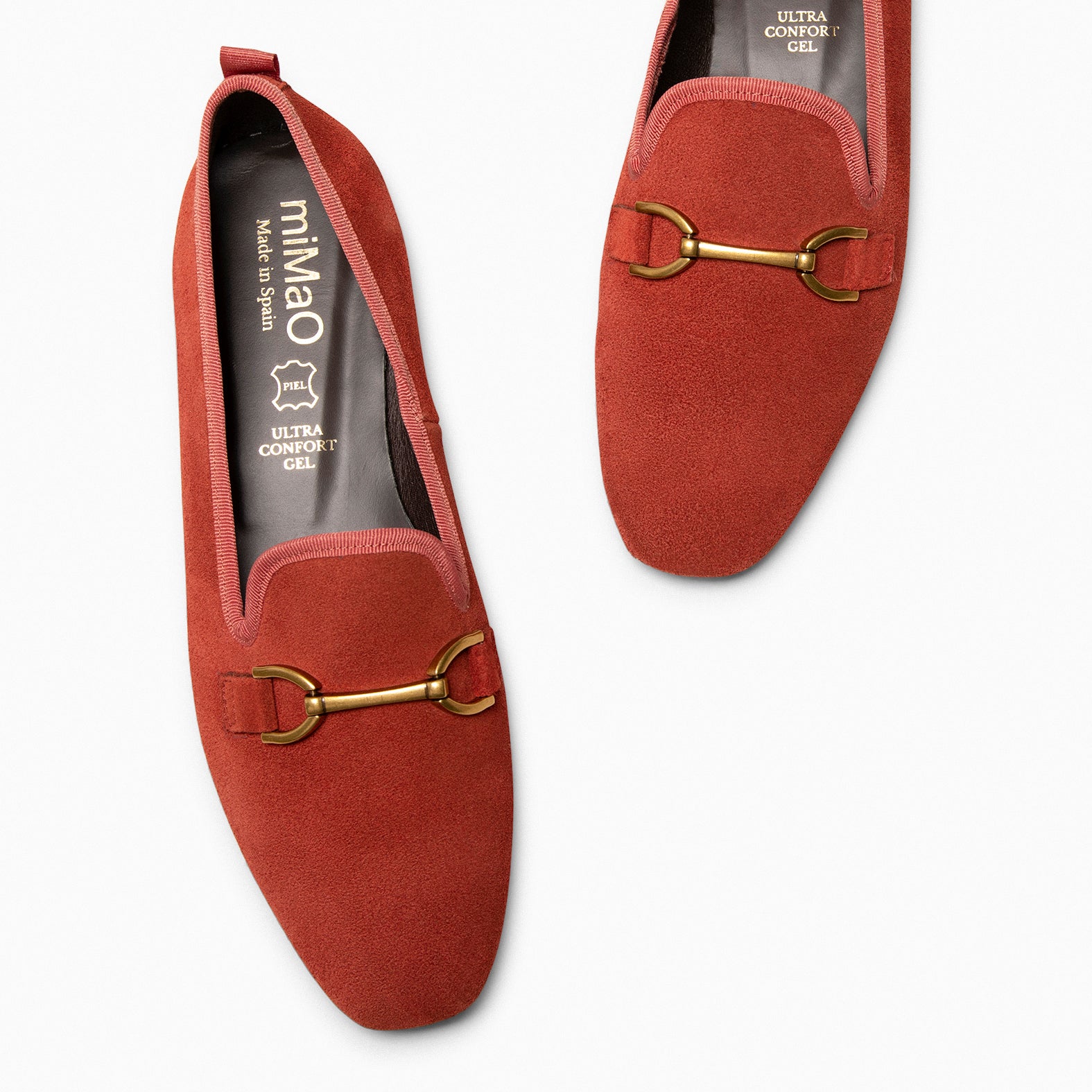 SLIPPER – Mocasines tacón bajo TEJA