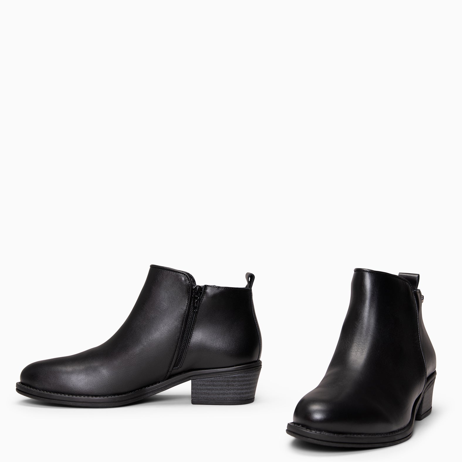 BALTIMORE - BOTINES DE CAÑA BAJA NEGRO