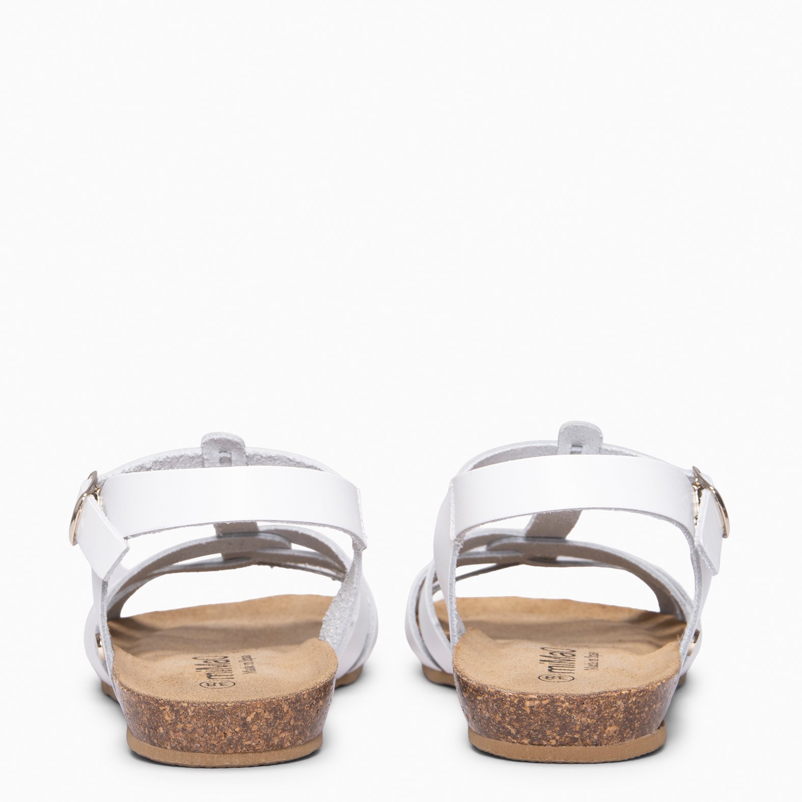 DITA - Sandalias BIO de tiras BLANCO