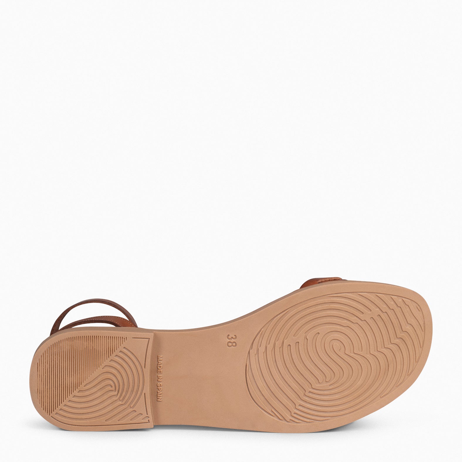 ARECA – Sandalias Planas Mujer CUERO