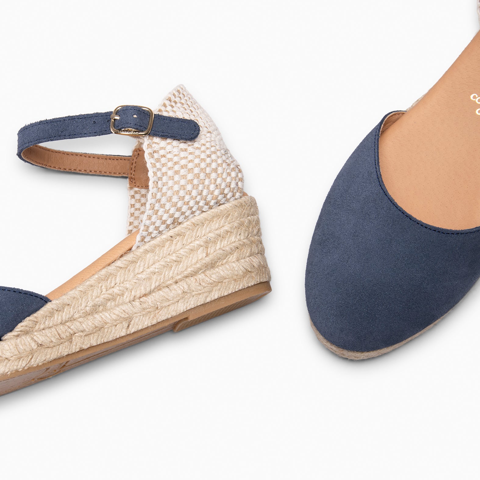 FORNELLS - Cuñas bajas de Esparto JEANS