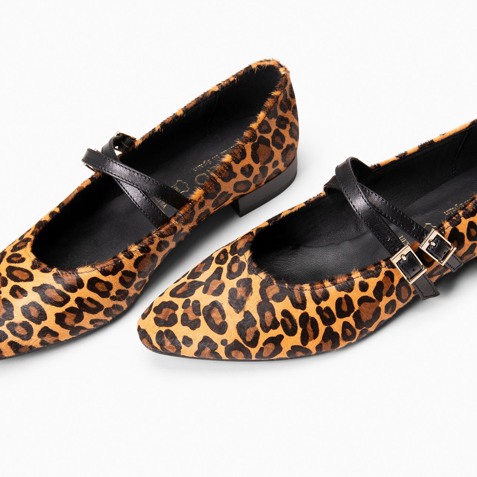 Alana - Merceditas con tacón bajo LEOPARDO
