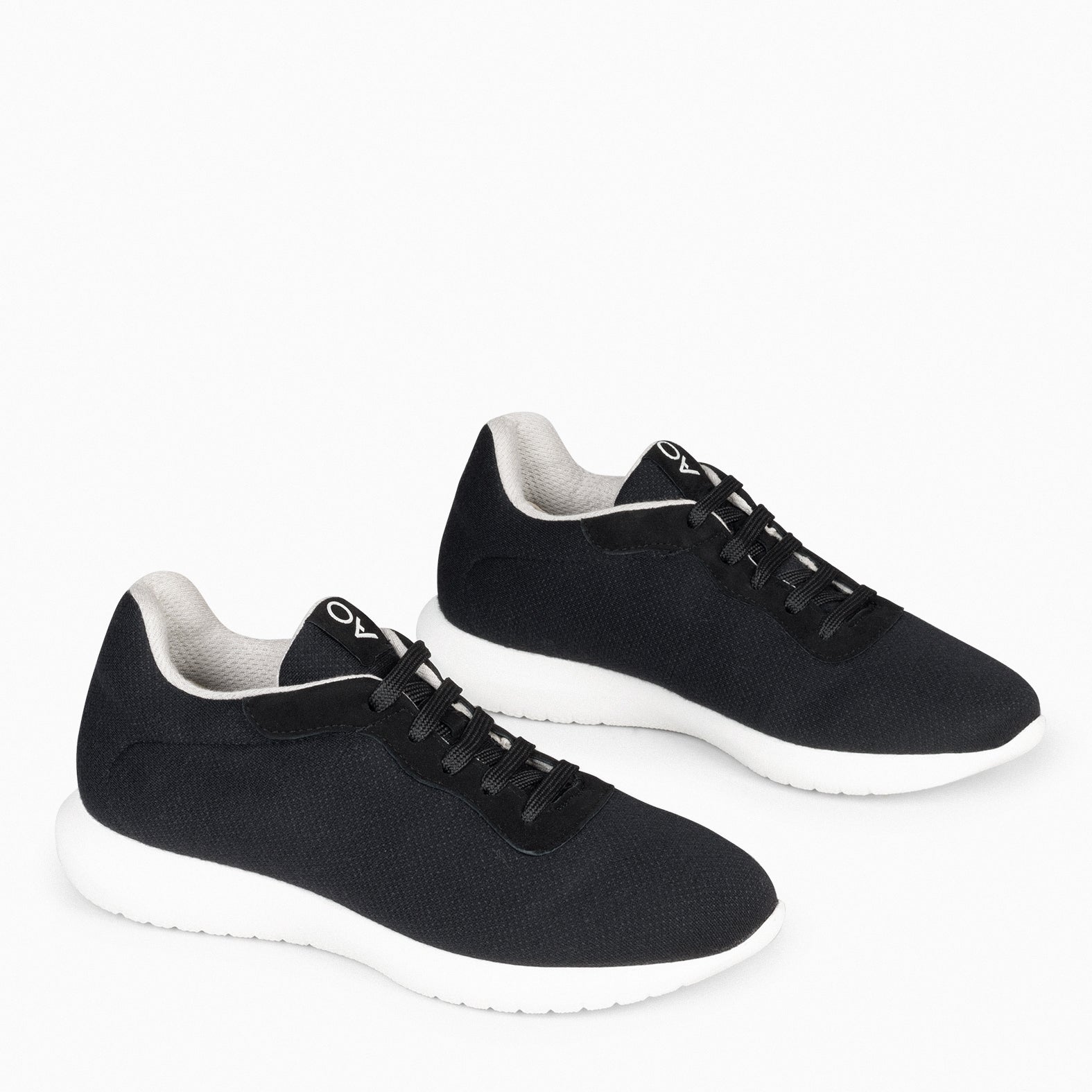 YOGA - Zapatillas Deportivas de Lana Merino NEGRO