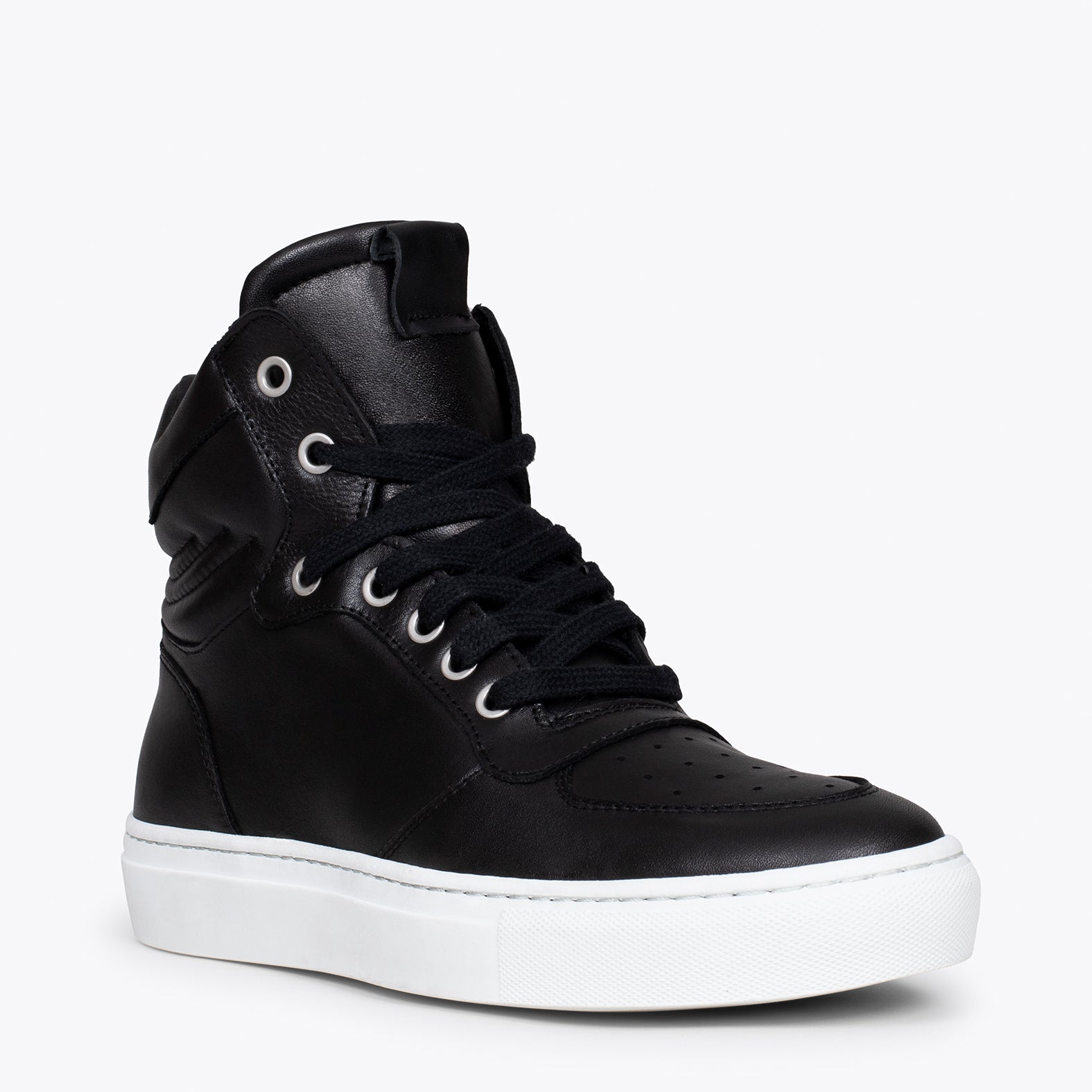 BASKET - Zapatillas altas de mujer NEGRO