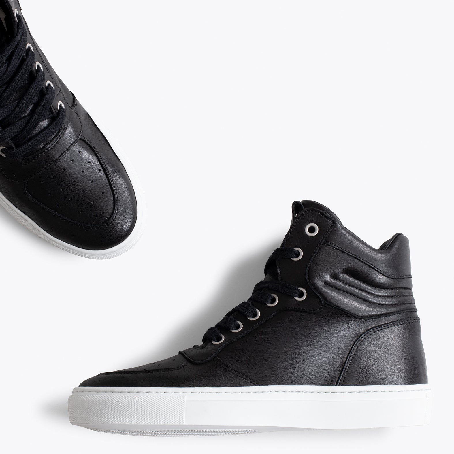 BASKET - Zapatillas altas de mujer NEGRO