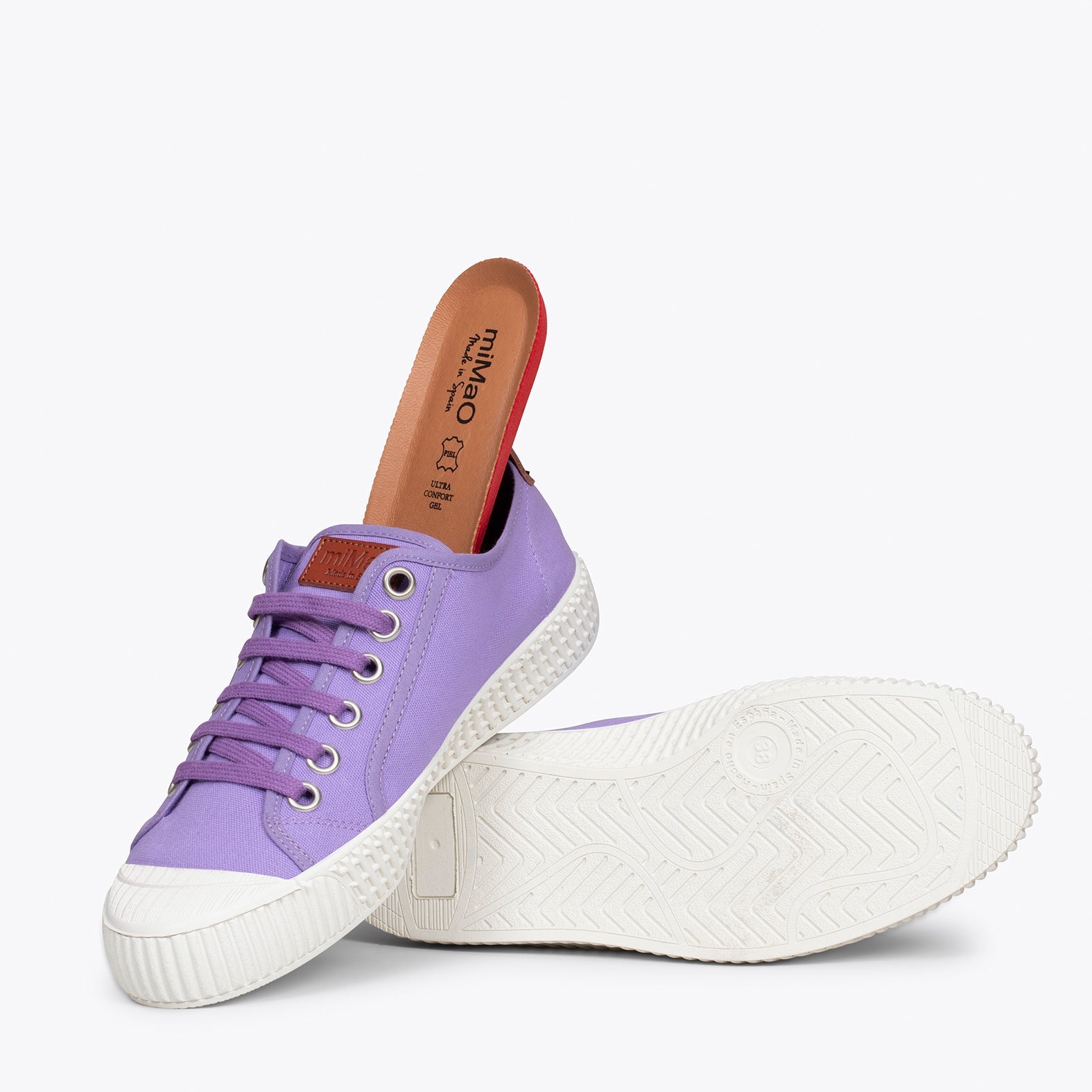 BAMBA Zapatillas de lona LILAS para mujer