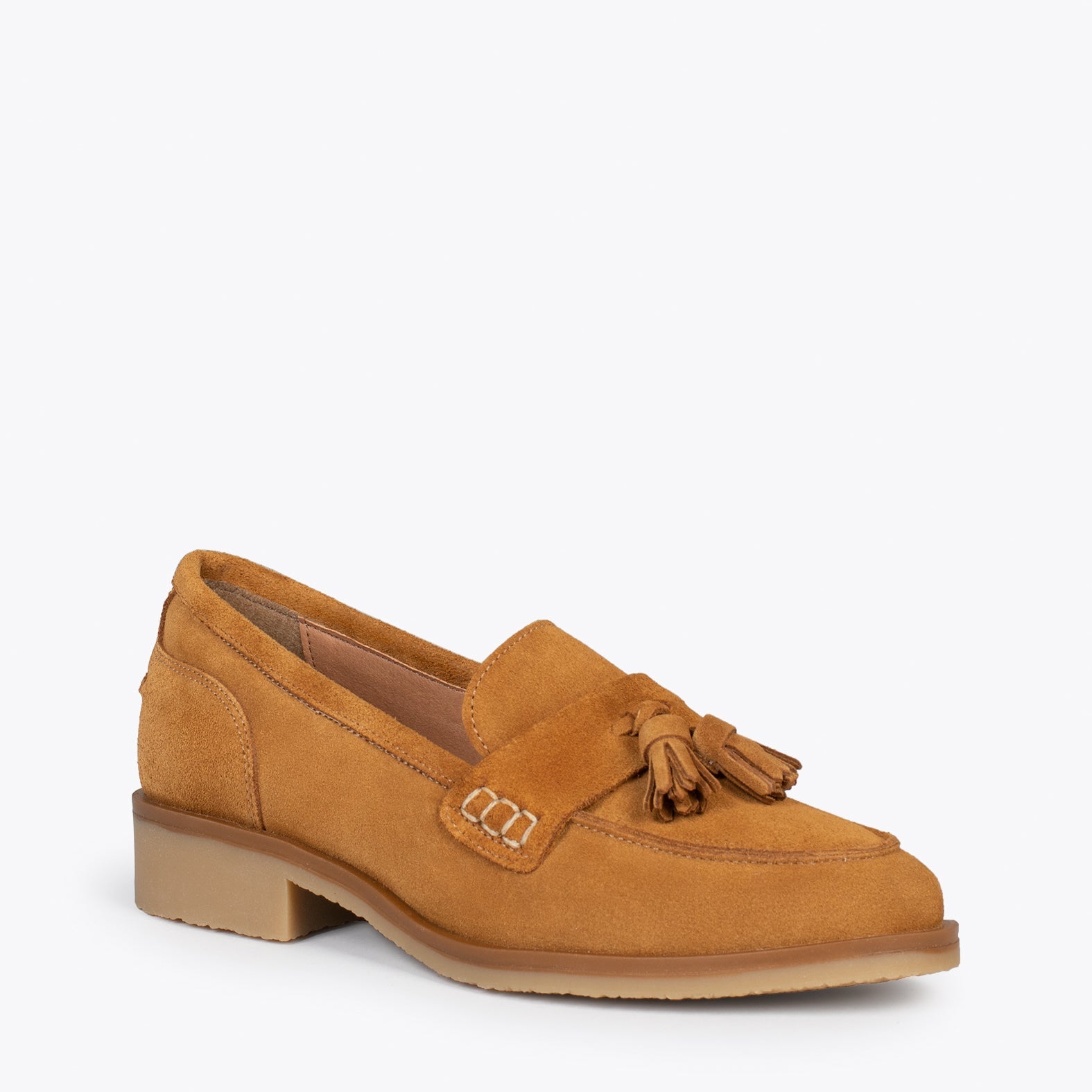 CASTELLANO CASUAL - Mocasín plano con borla WHISKY